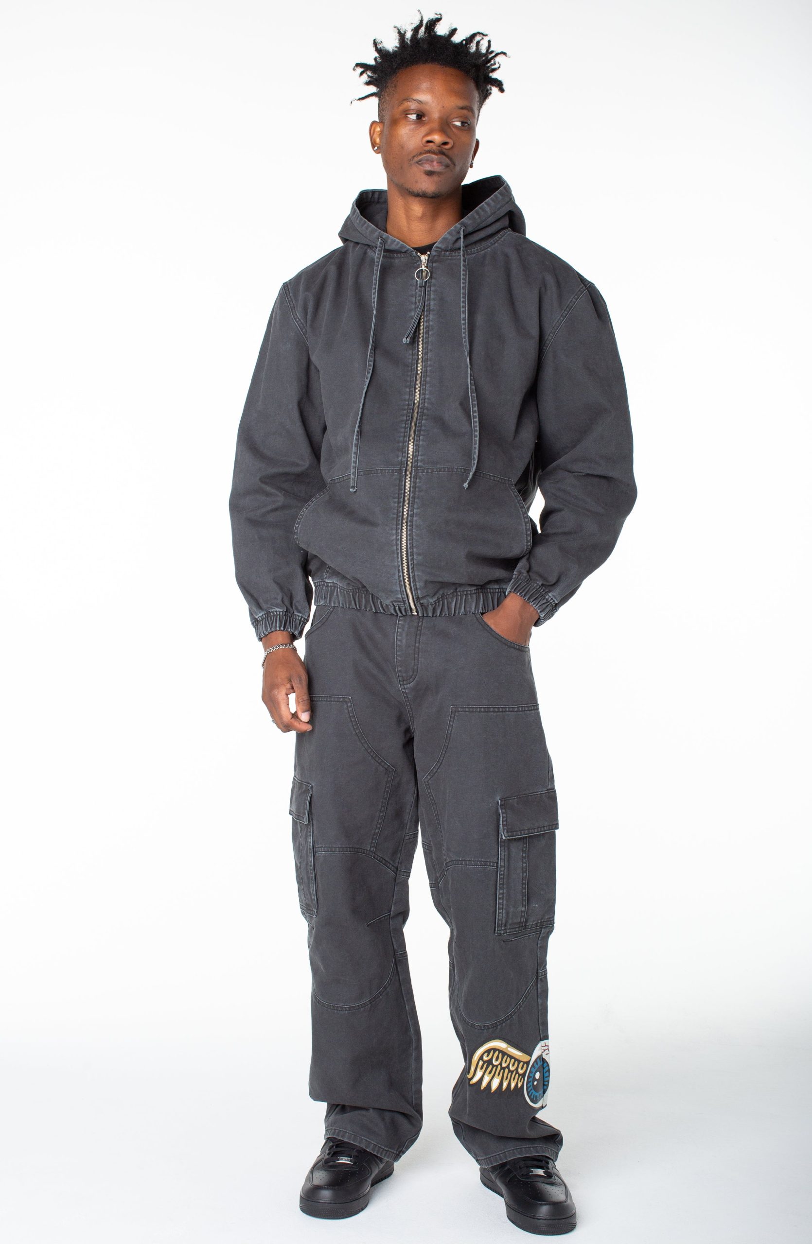 Men's The Invaders Hoodie ?C Black - Image 7