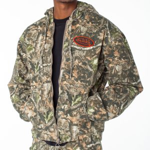 Von Dutch Men's Camo Zip Invaders Hoodie