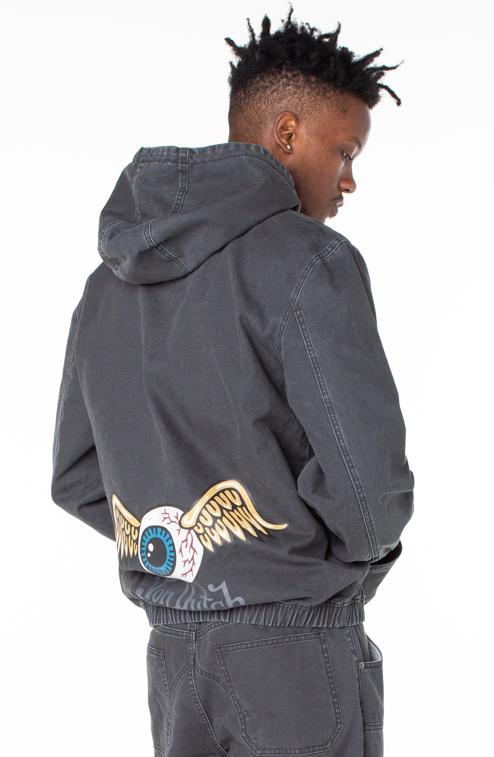 Men's The Invaders Hoodie ?C Black - Image 4