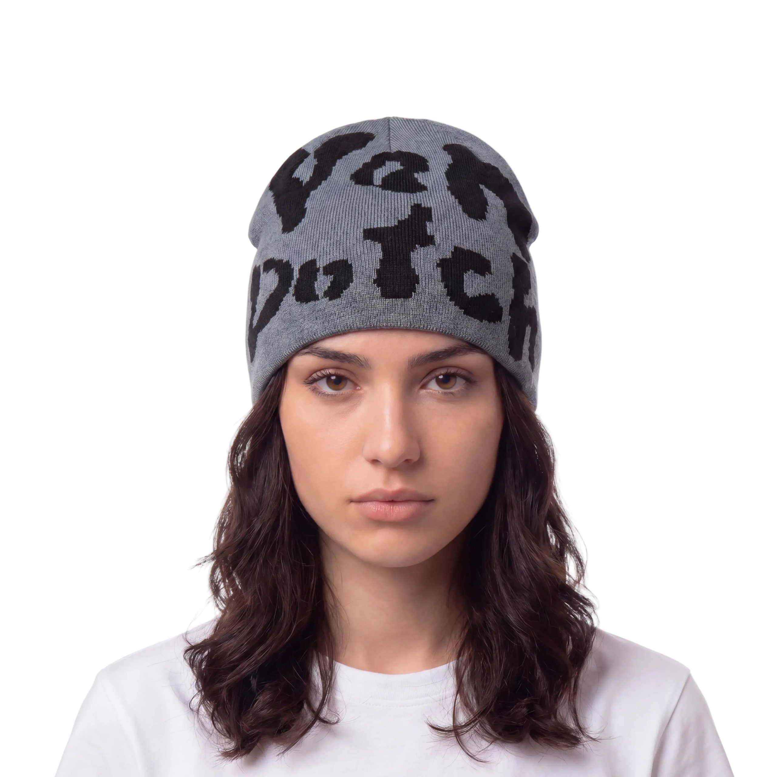 Safari Cheetah Beanie - Grey - Image 2