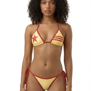 Americana Bikini Top ?C Yellow