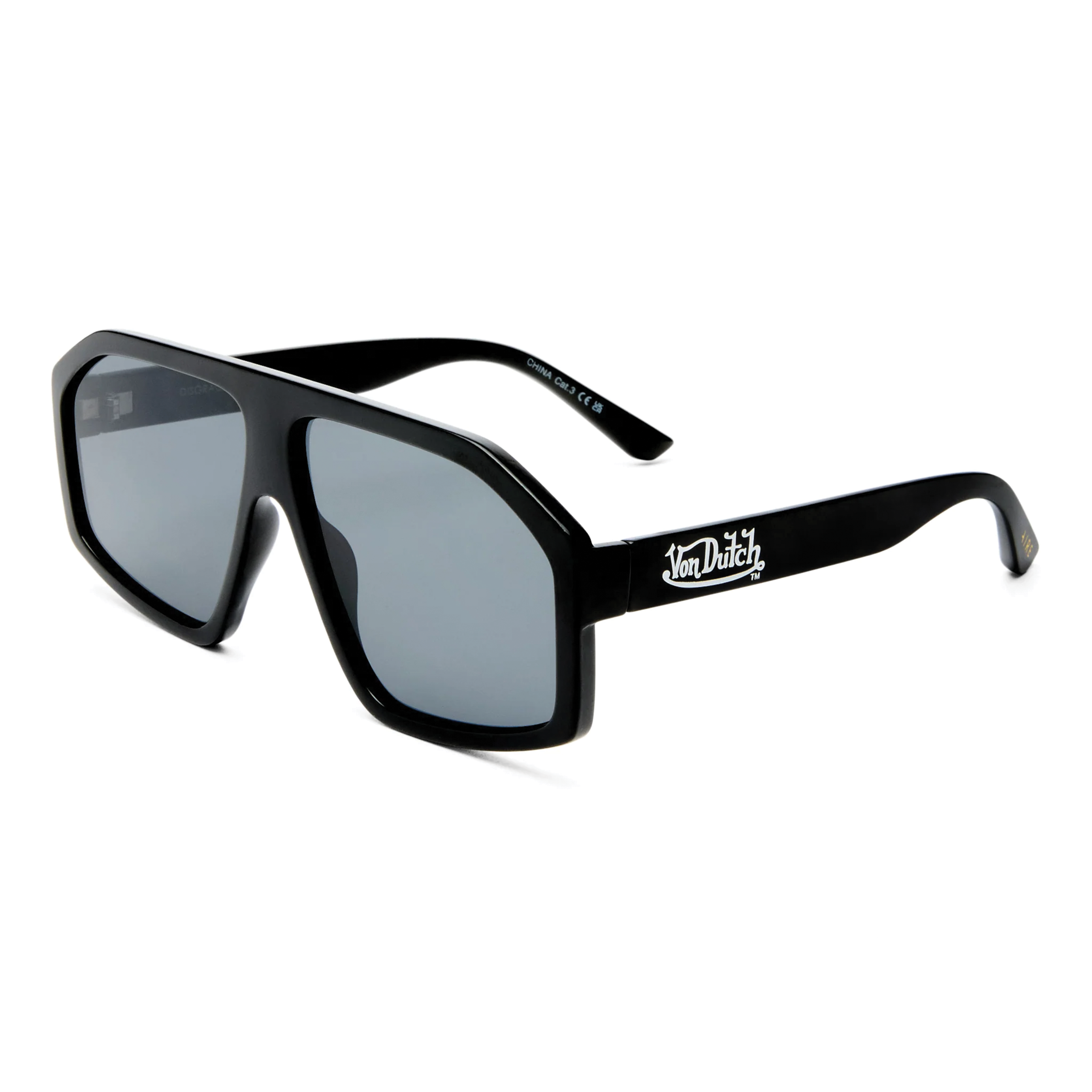 VON DUTCH x AIRE DISGRACED SUNGLASSES - BLACK - Image 2
