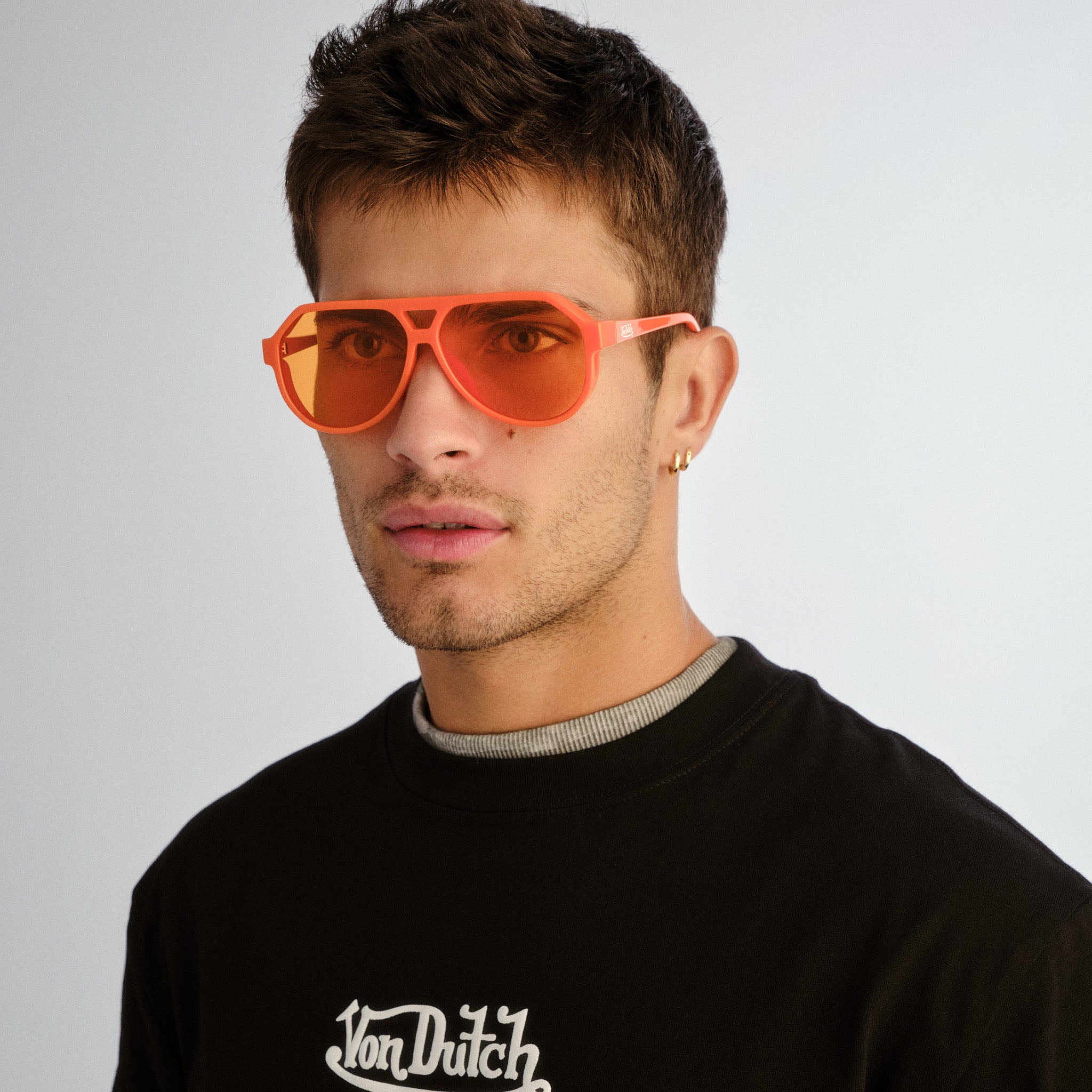 VON DUTCH x AIRE SHAMELESS SUNGLASSES - NEON ORANGE - Image 5
