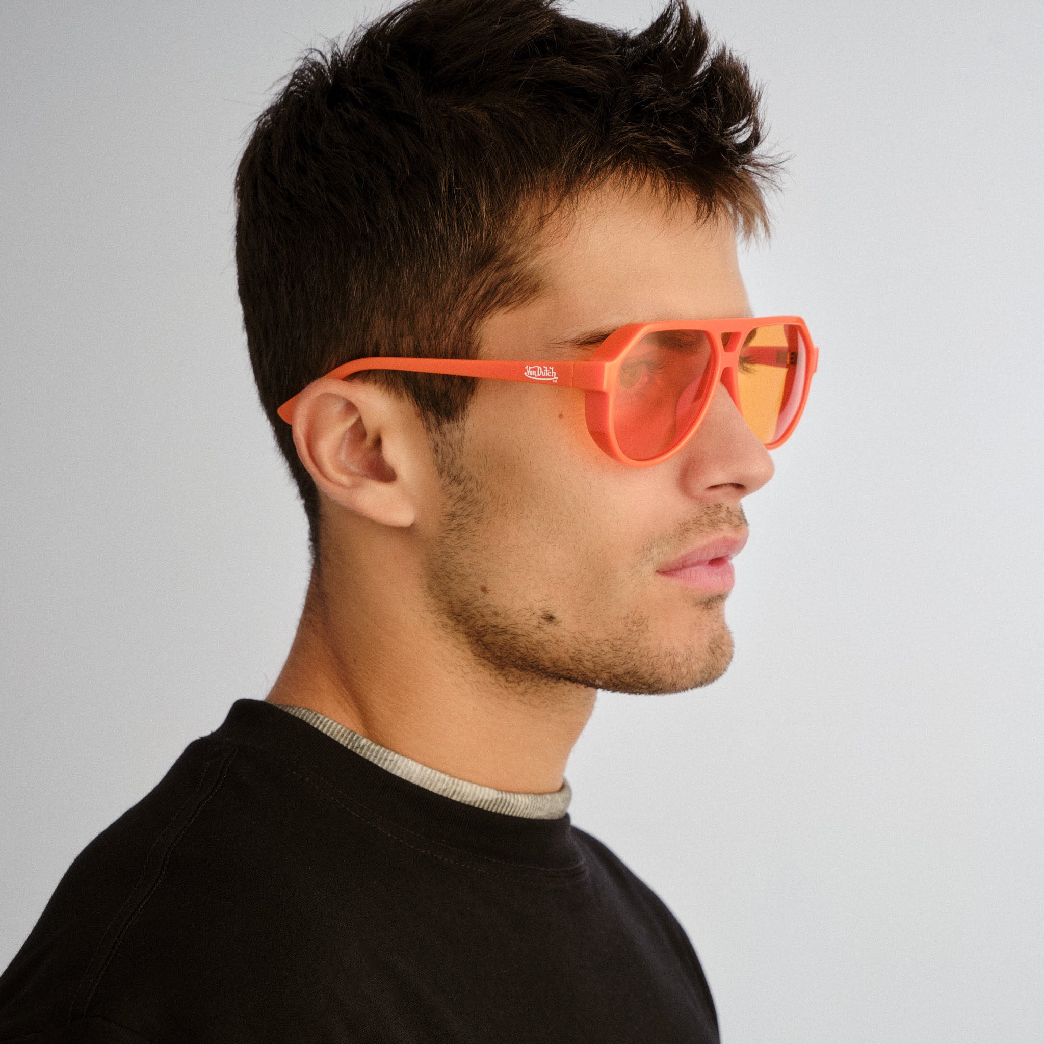 VON DUTCH x AIRE SHAMELESS SUNGLASSES - NEON ORANGE - Image 6