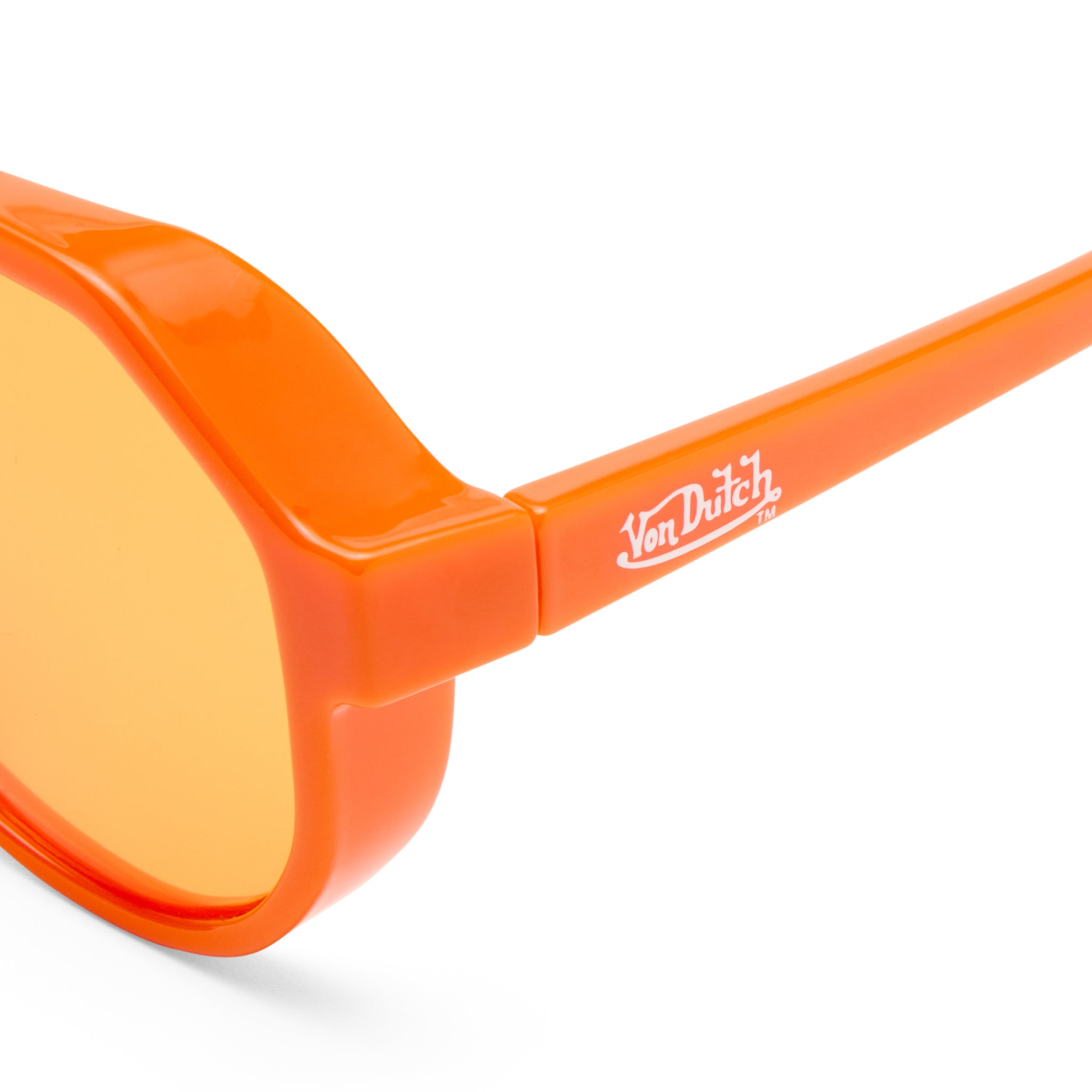 VON DUTCH x AIRE SHAMELESS SUNGLASSES - NEON ORANGE - Image 3