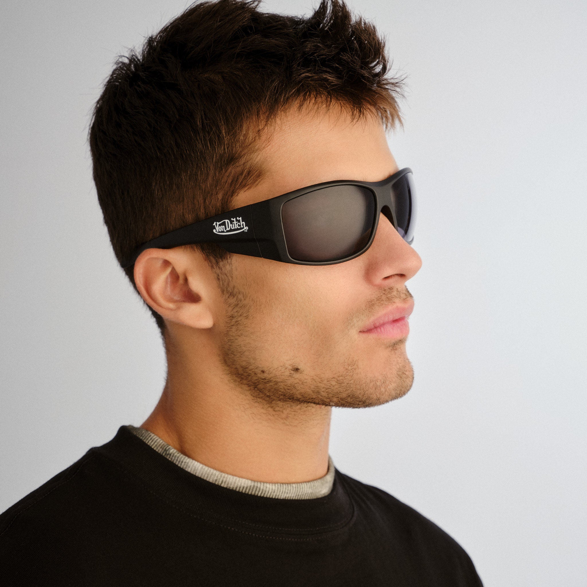 VON DUTCH x AIRE OUTLAWED SUNGLASSES - MATTE BLACK - Image 6