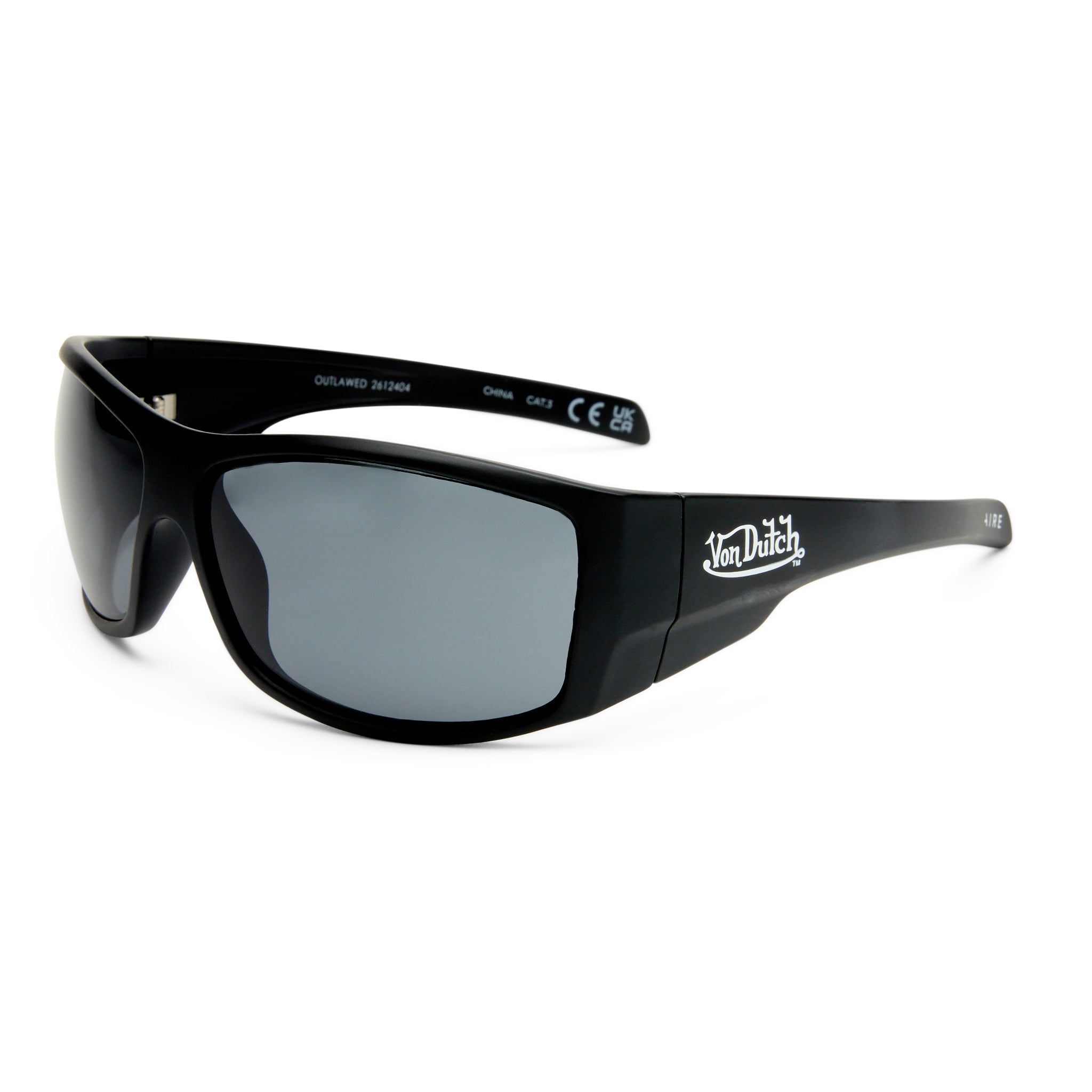 VON DUTCH x AIRE OUTLAWED SUNGLASSES - MATTE BLACK - Image 2