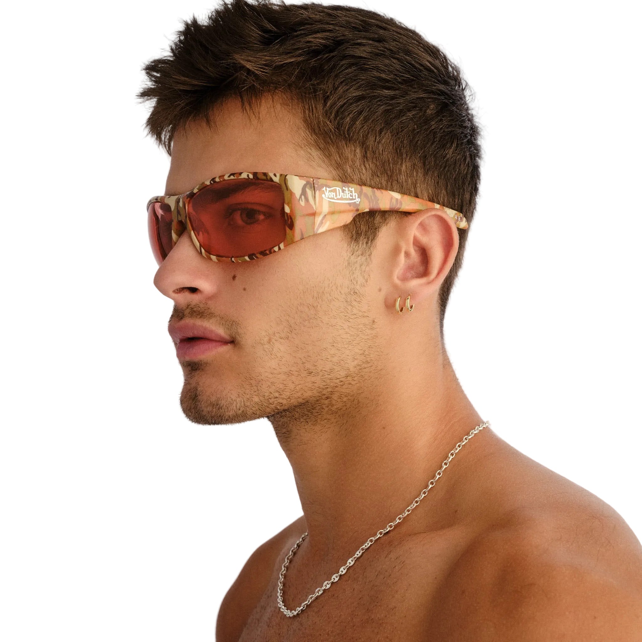 VON DUTCH x AIRE RUMOUR SUNGLASSES - GOLD - Image 6