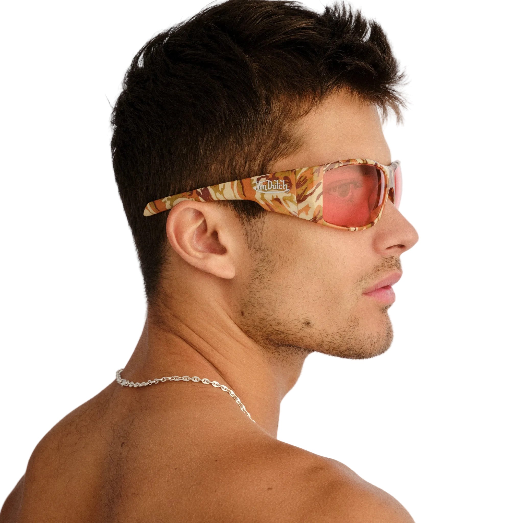 VON DUTCH x AIRE RUMOUR SUNGLASSES - GOLD - Image 7