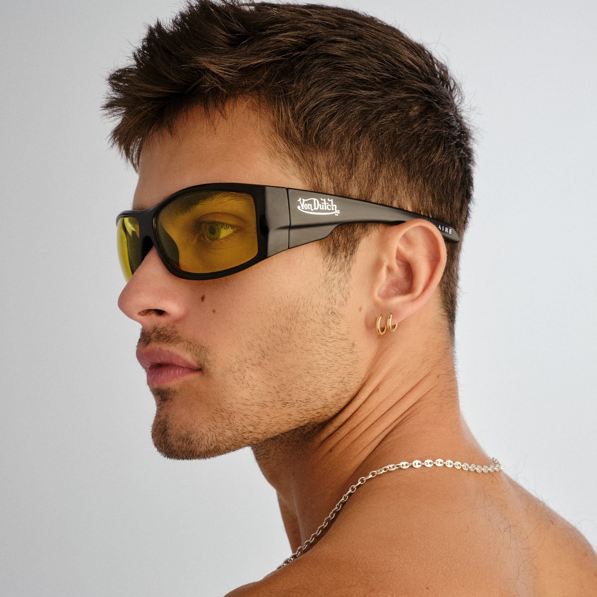 VON DUTCH x AIRE OUTLAWED SUNGLASSES - BLACK - Image 5