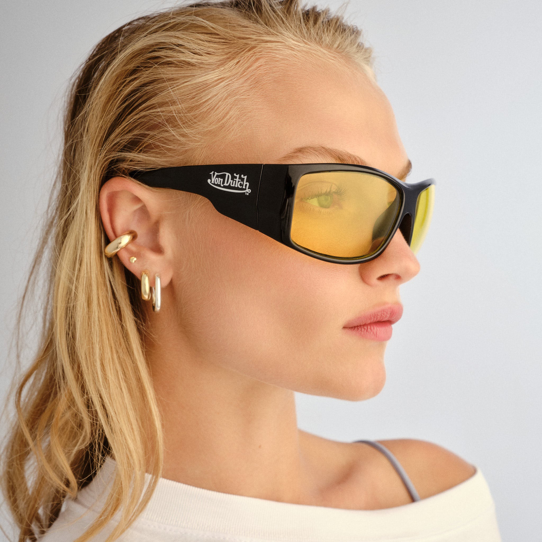 VON DUTCH x AIRE OUTLAWED SUNGLASSES - BLACK - Image 6