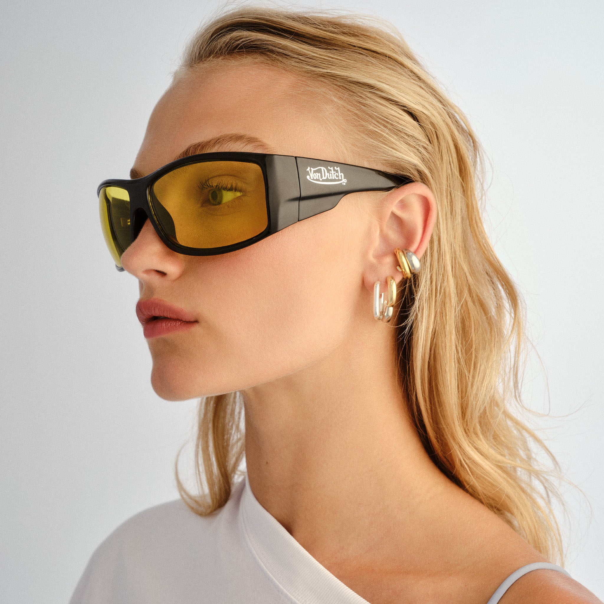 VON DUTCH x AIRE OUTLAWED SUNGLASSES - BLACK - Image 7