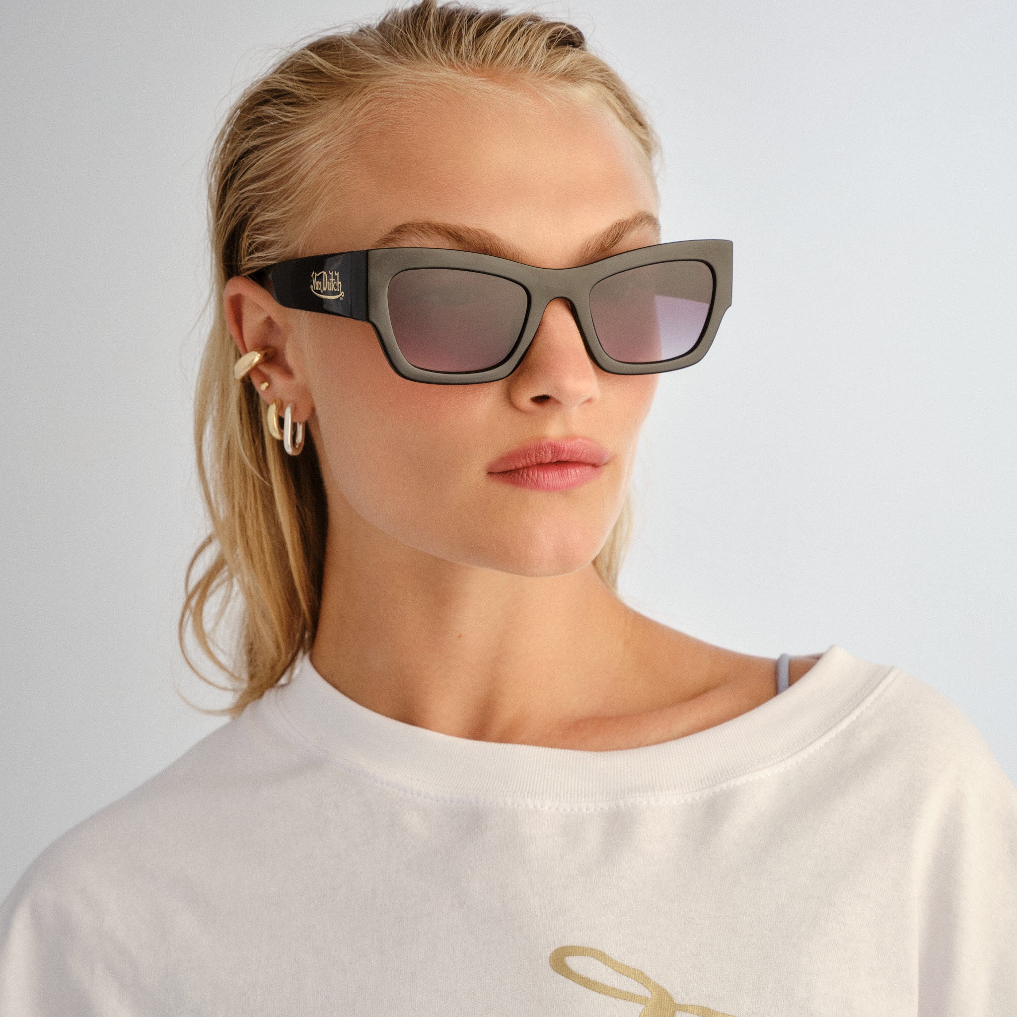 VON DUTCH x AIRE VENDETTA SUNGLASSES - BLACK - Image 6