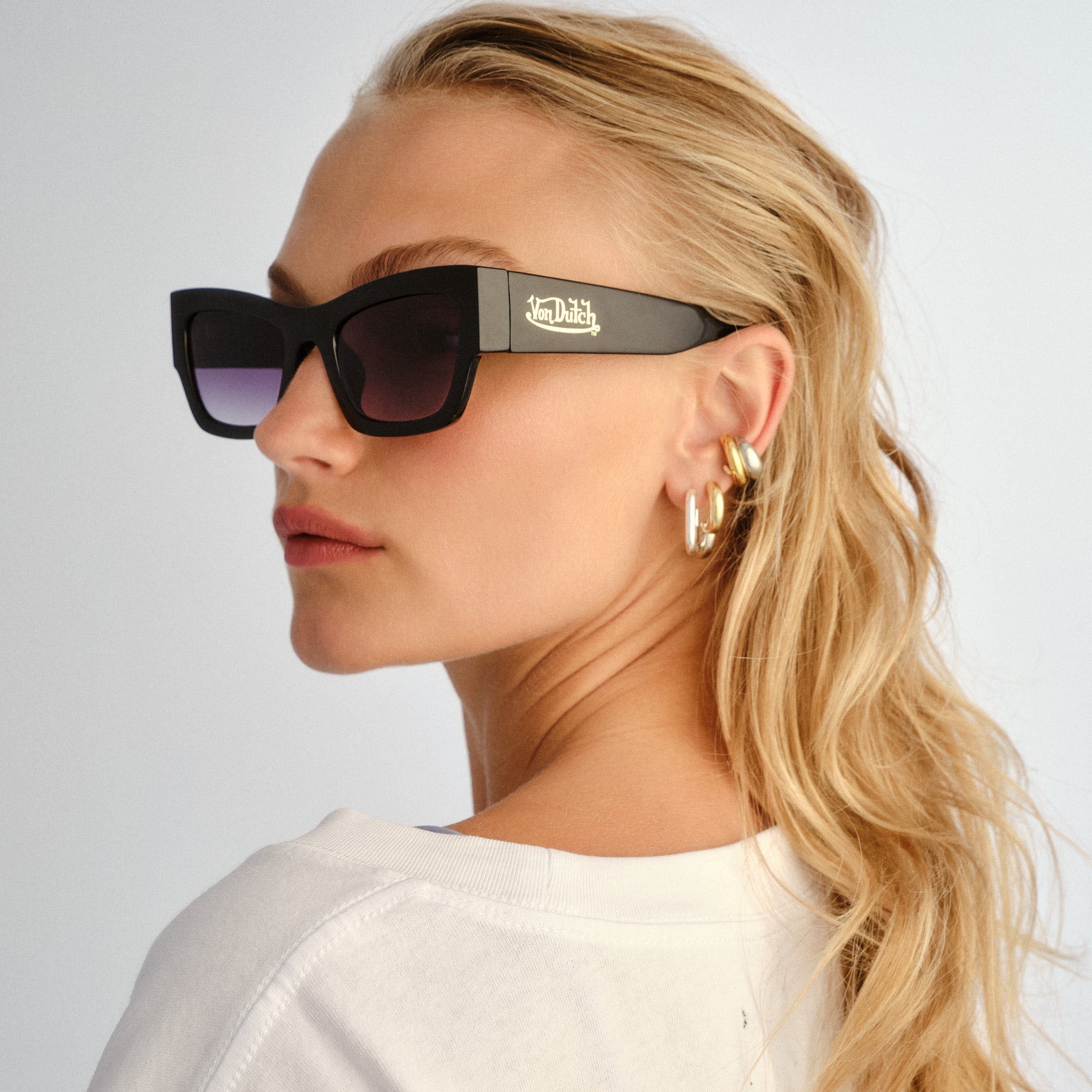 VON DUTCH x AIRE VENDETTA SUNGLASSES - BLACK - Image 7