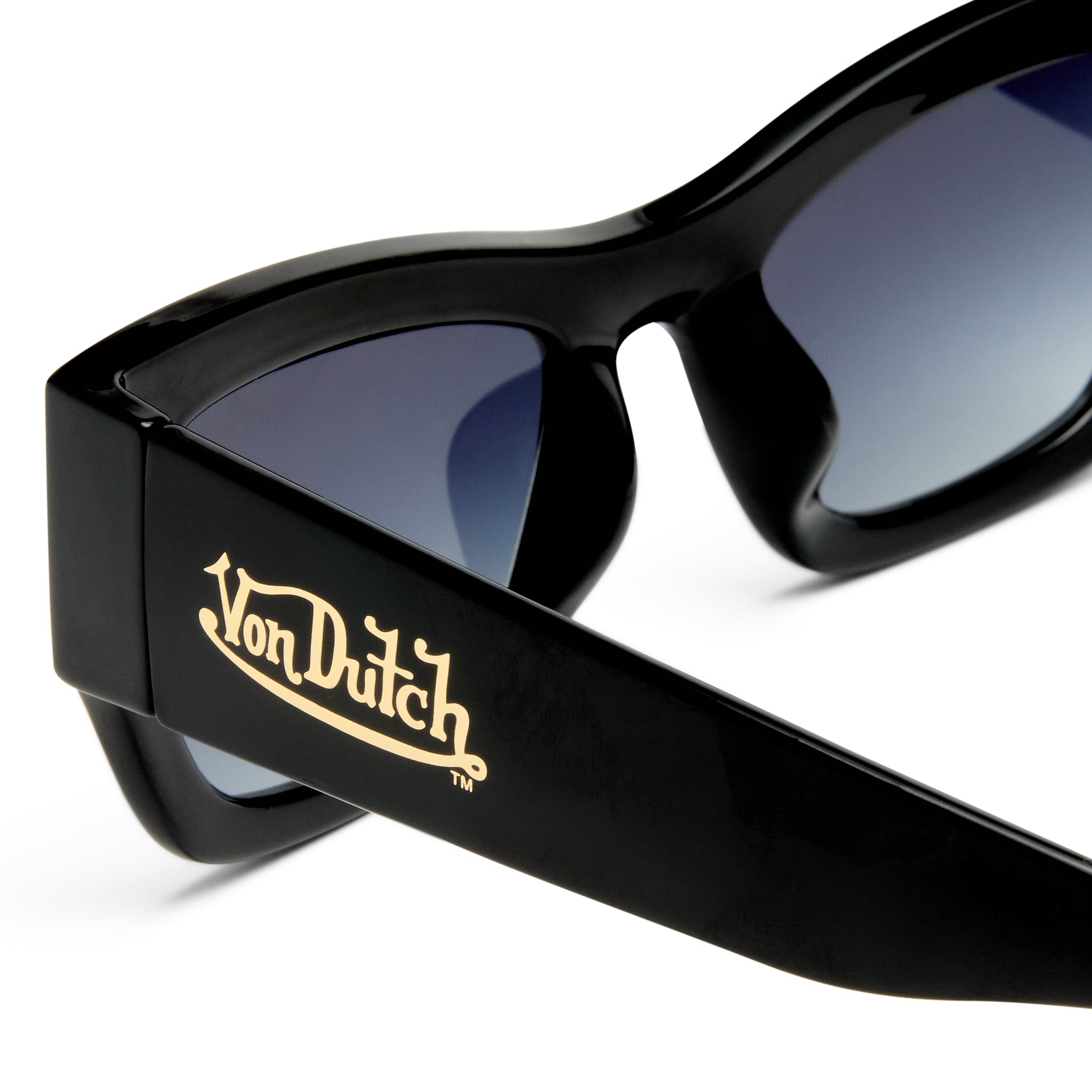VON DUTCH x AIRE VENDETTA SUNGLASSES - BLACK - Image 3