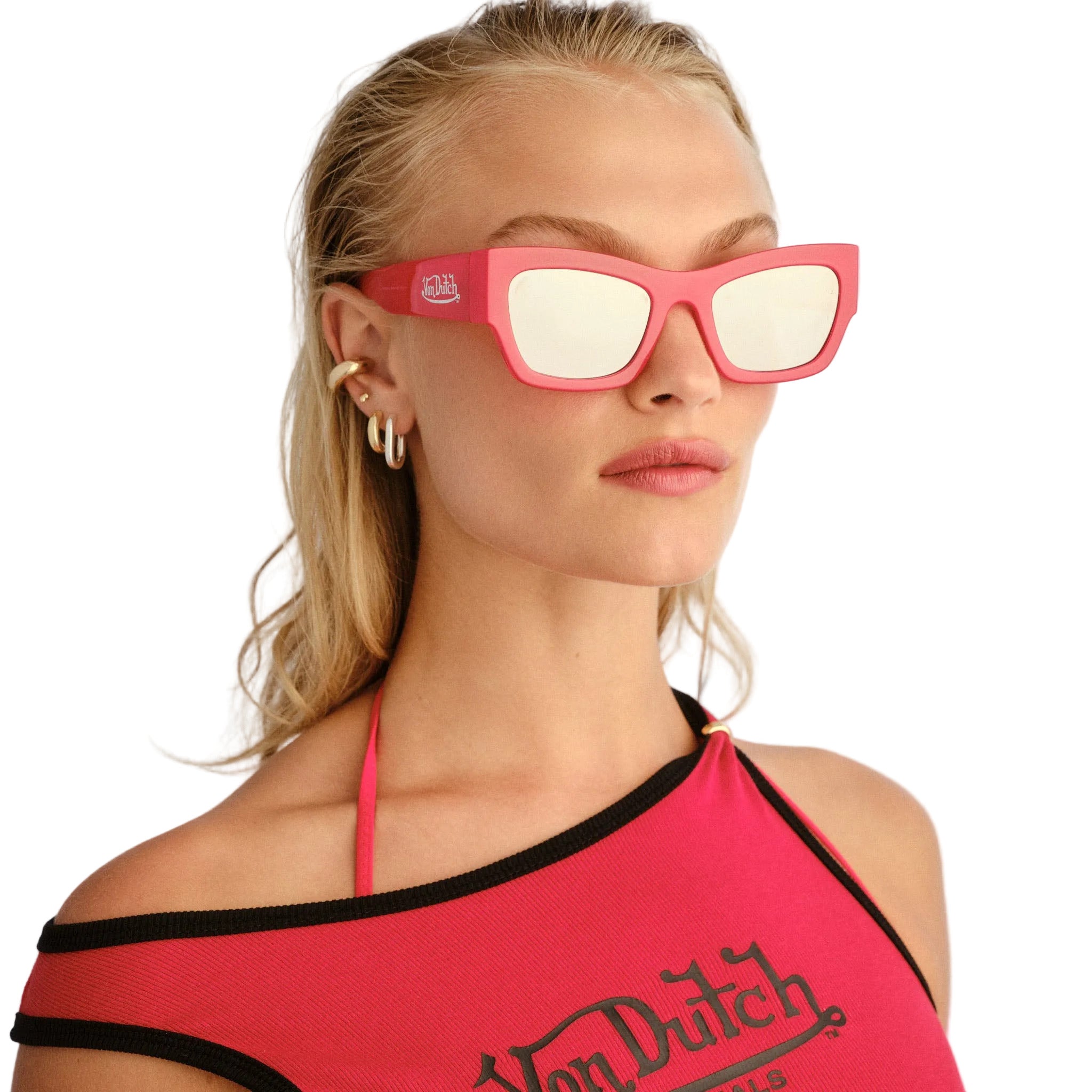 VON DUTCH x AIRE VENDETTA SUNGLASSES - CHERRY RED - Image 2