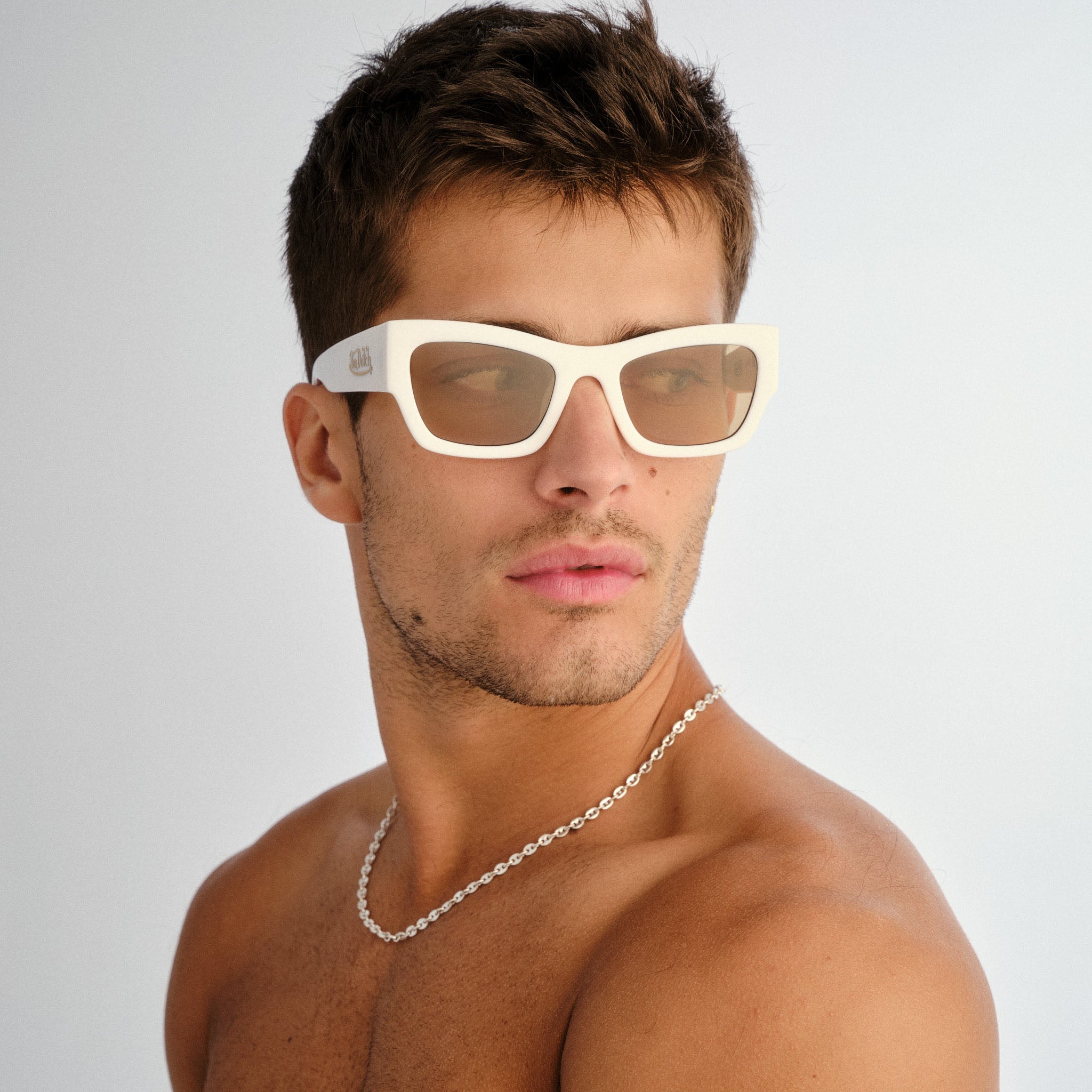 VON DUTCH x AIRE VENDETTA SUNGLASSES - SOLID WHITE - Image 6