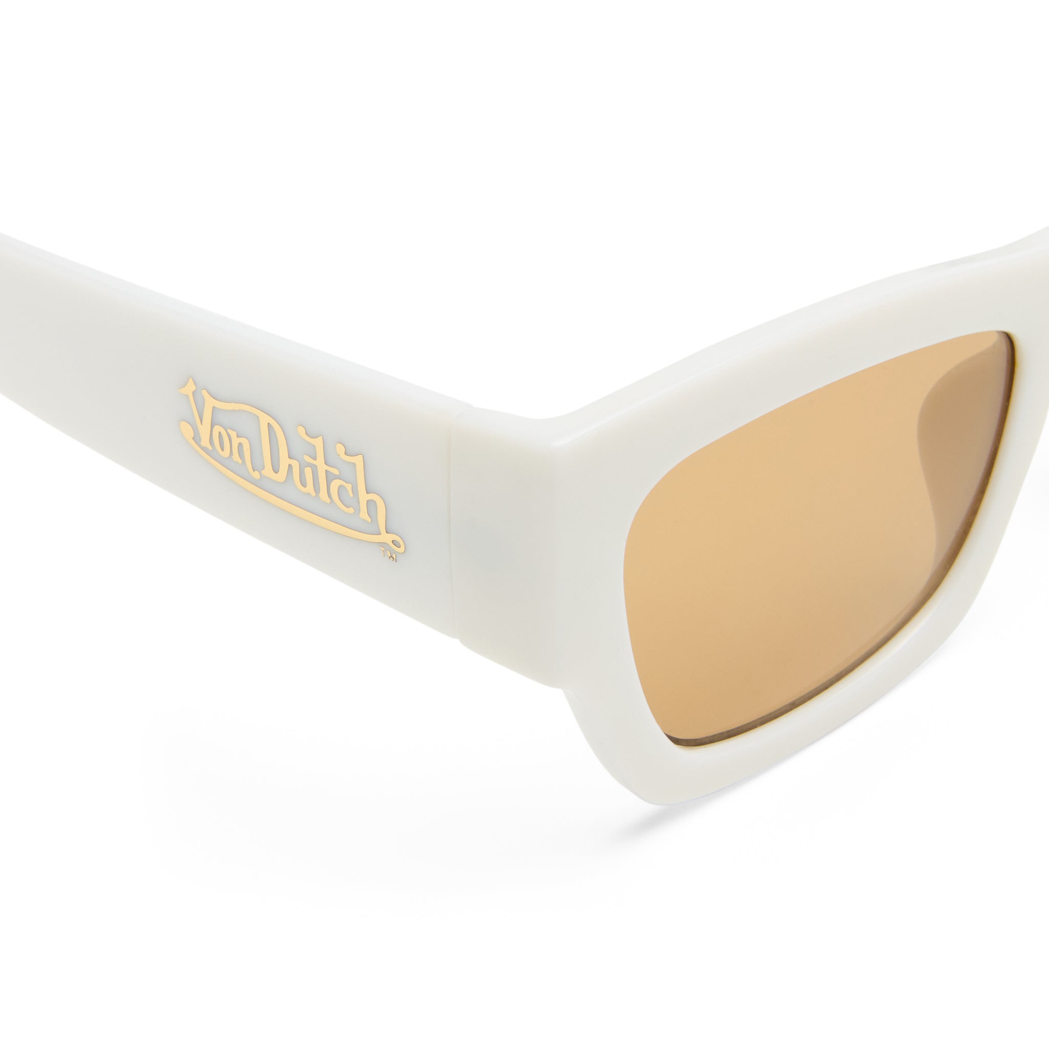 VON DUTCH x AIRE VENDETTA SUNGLASSES - SOLID WHITE - Image 3