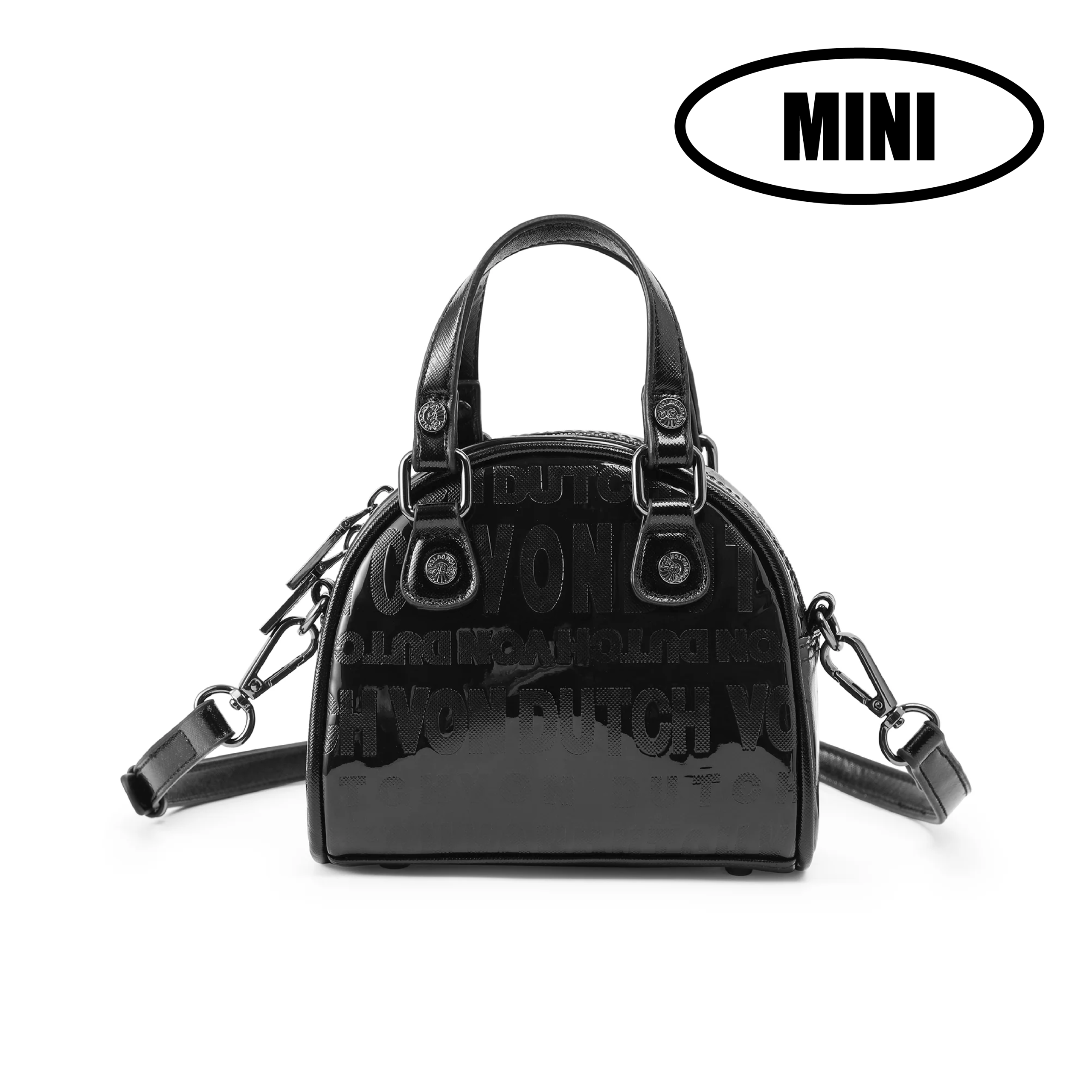 Mini Bowling Bag - Black Onyx Reflective - Image 10