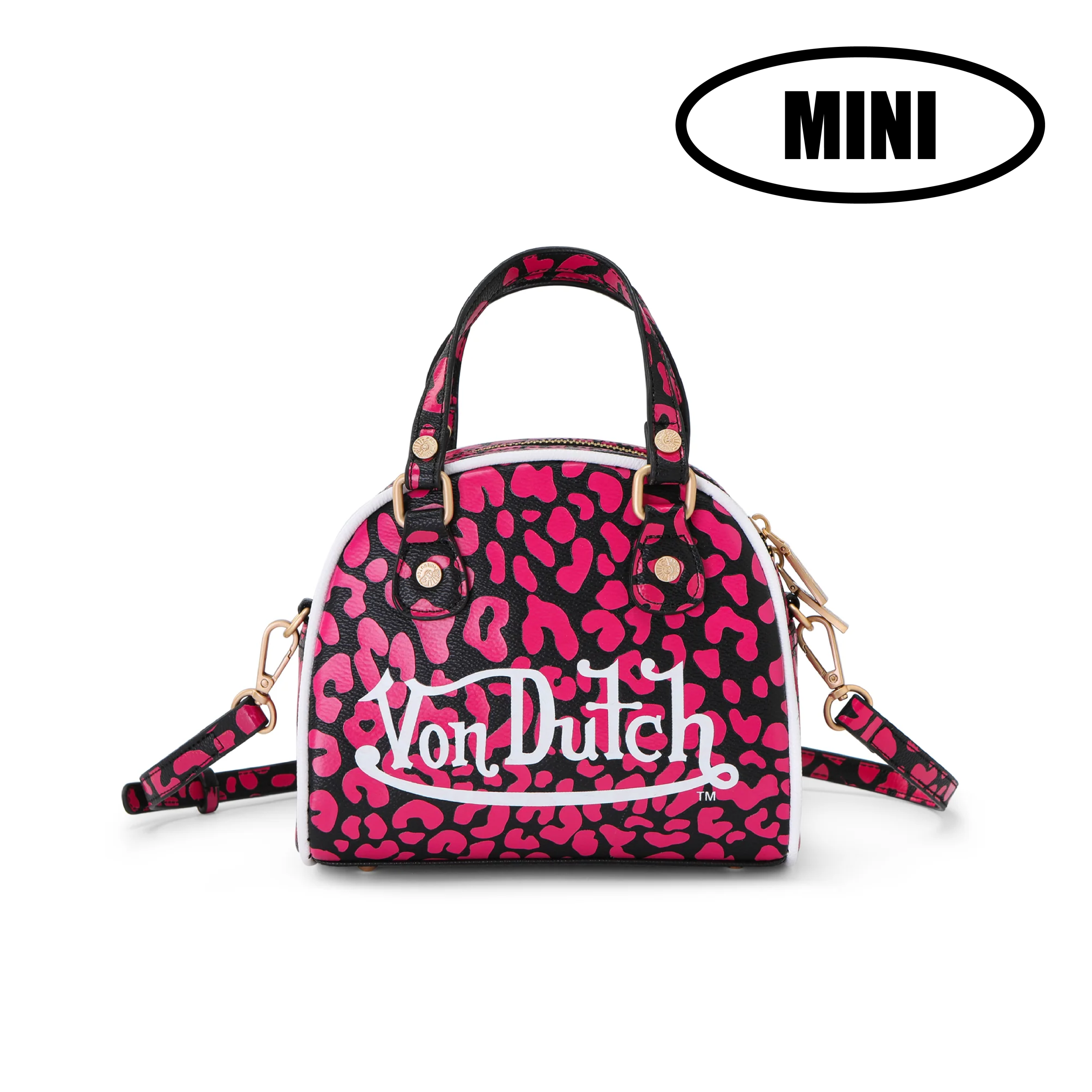 Mini Bowling Bag - Hot Pink Cheetah - Image 3