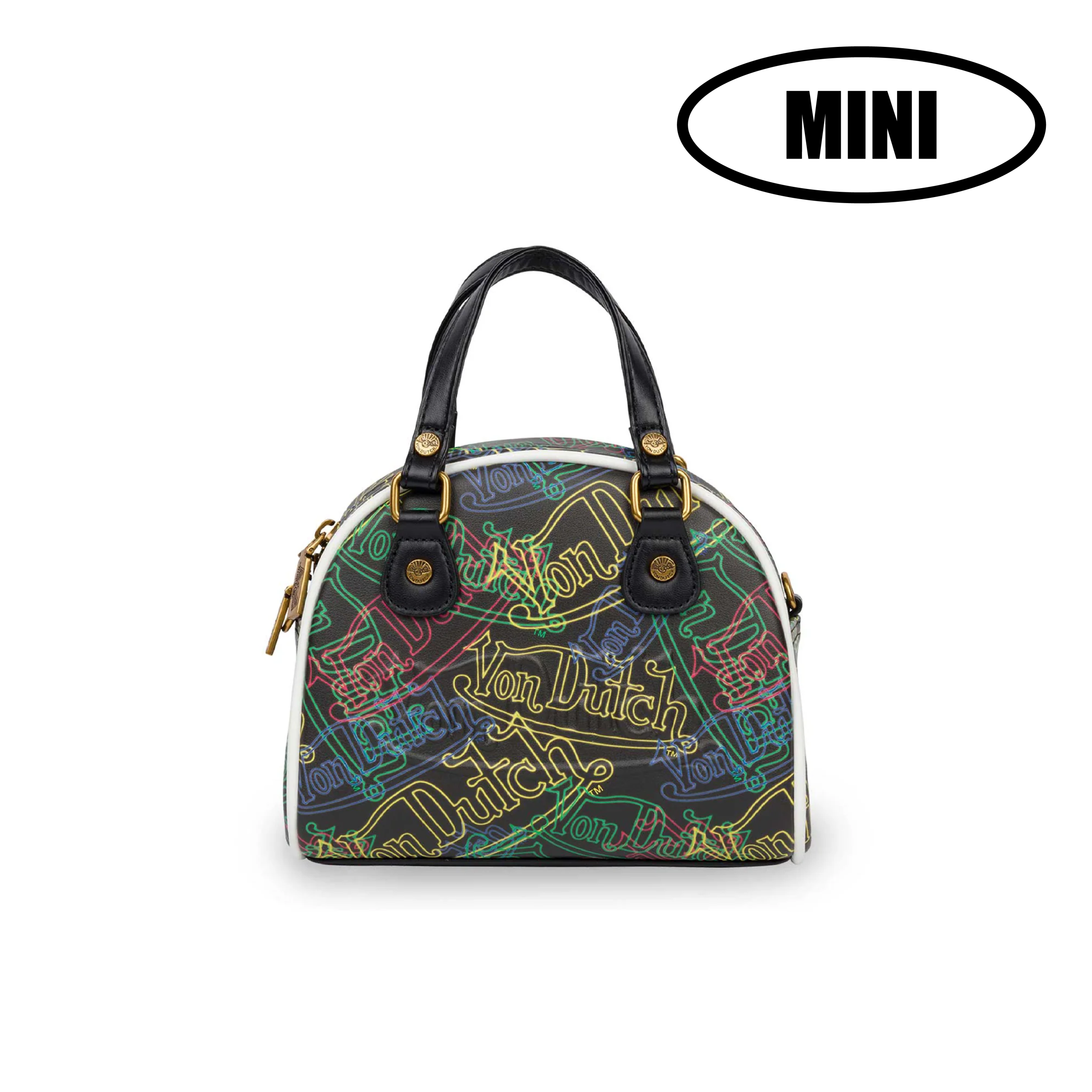 Mini Bowling Bag - Neon Multi-Logo - Image 3