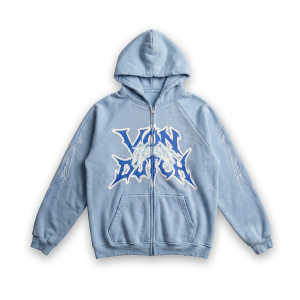 SUMMER BLUES DISTRESSED HOODIE ?C VD x HARDFEST