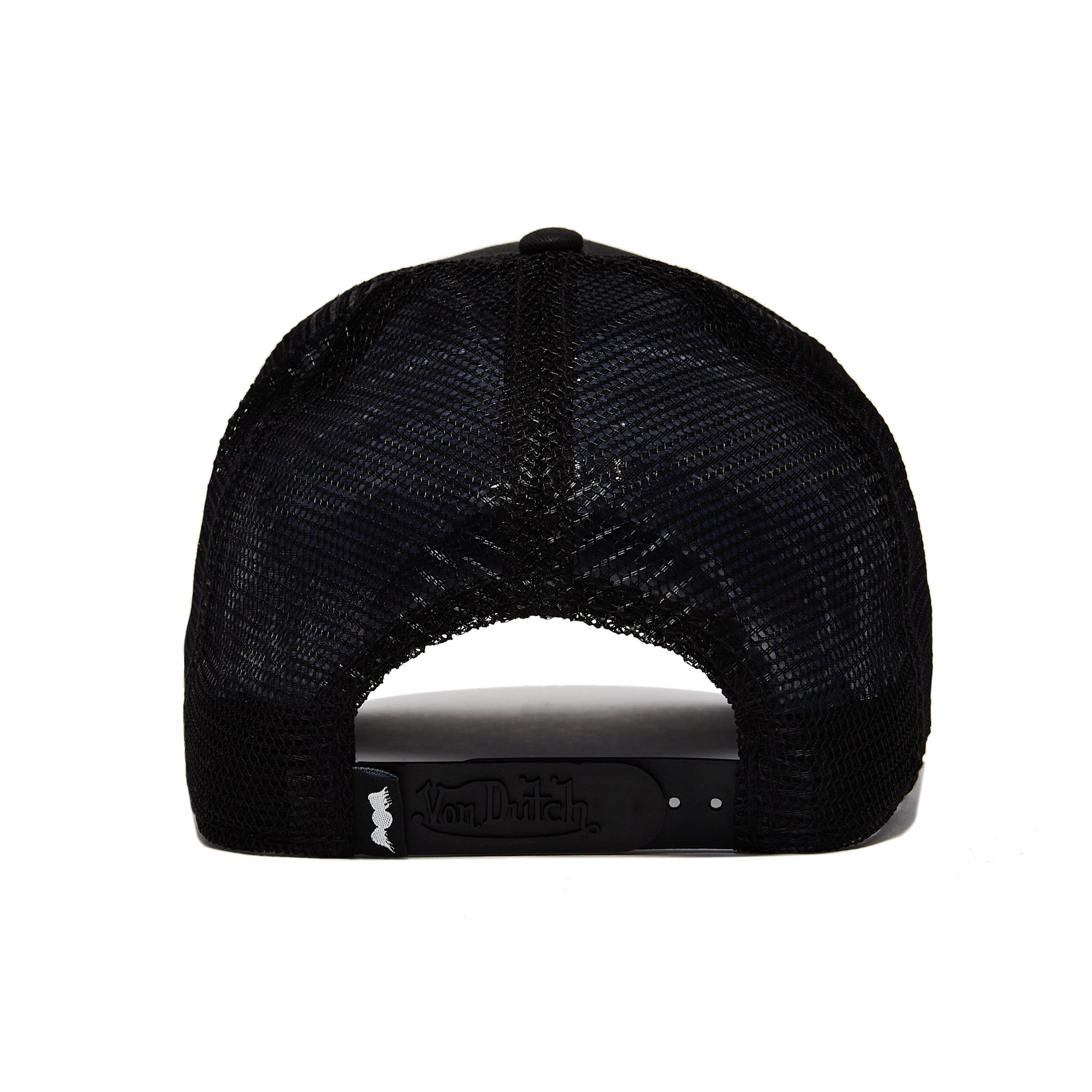 Von Dutch Black Velvet Trucker Hat - Image 4