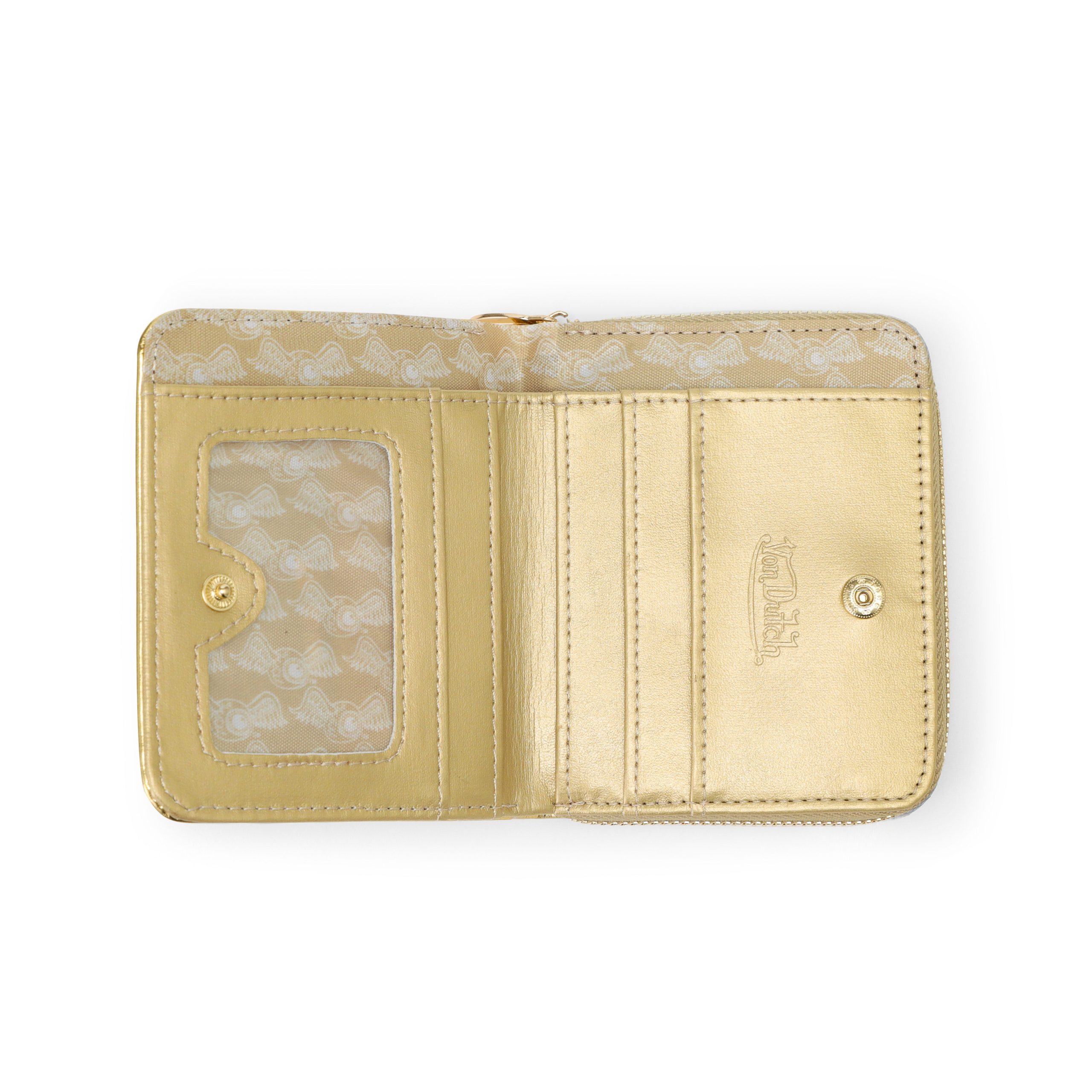 Dotted Monogram Zip-Up Wallet - GOLD - Image 2