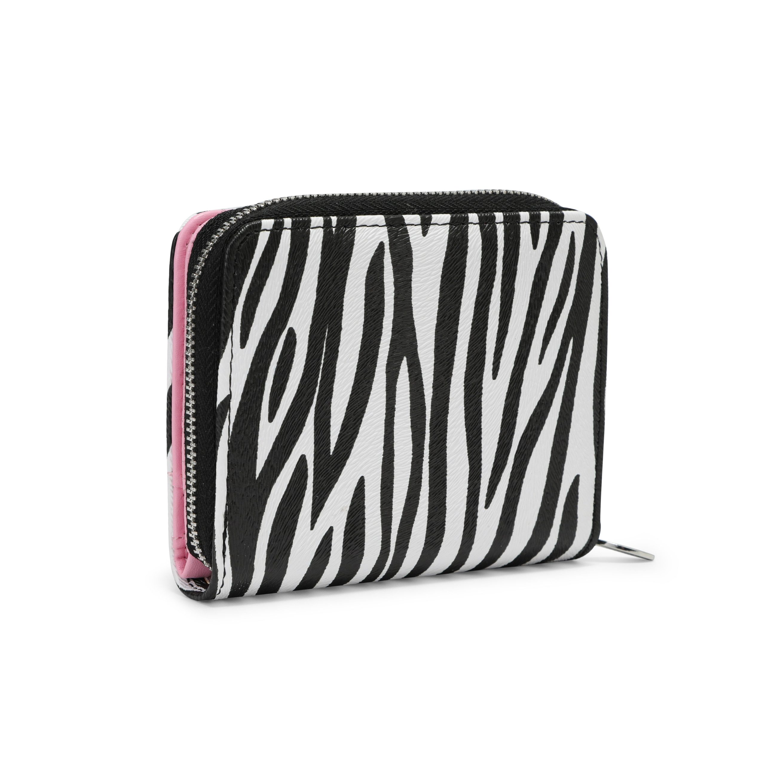 Zebra Zip-Up Wallet - Pink - Image 5
