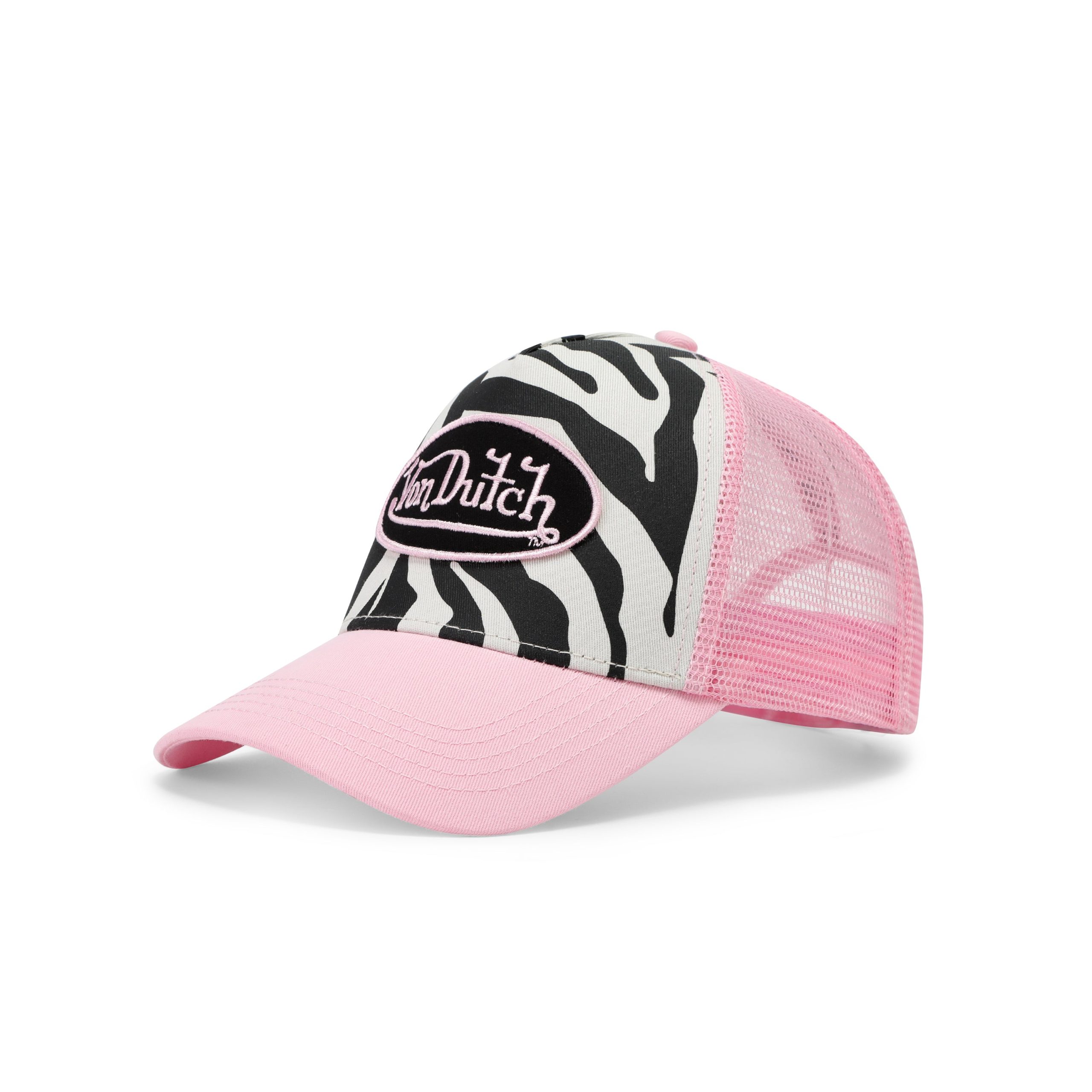 Zebra Trucker Hat - Pink - Image 3