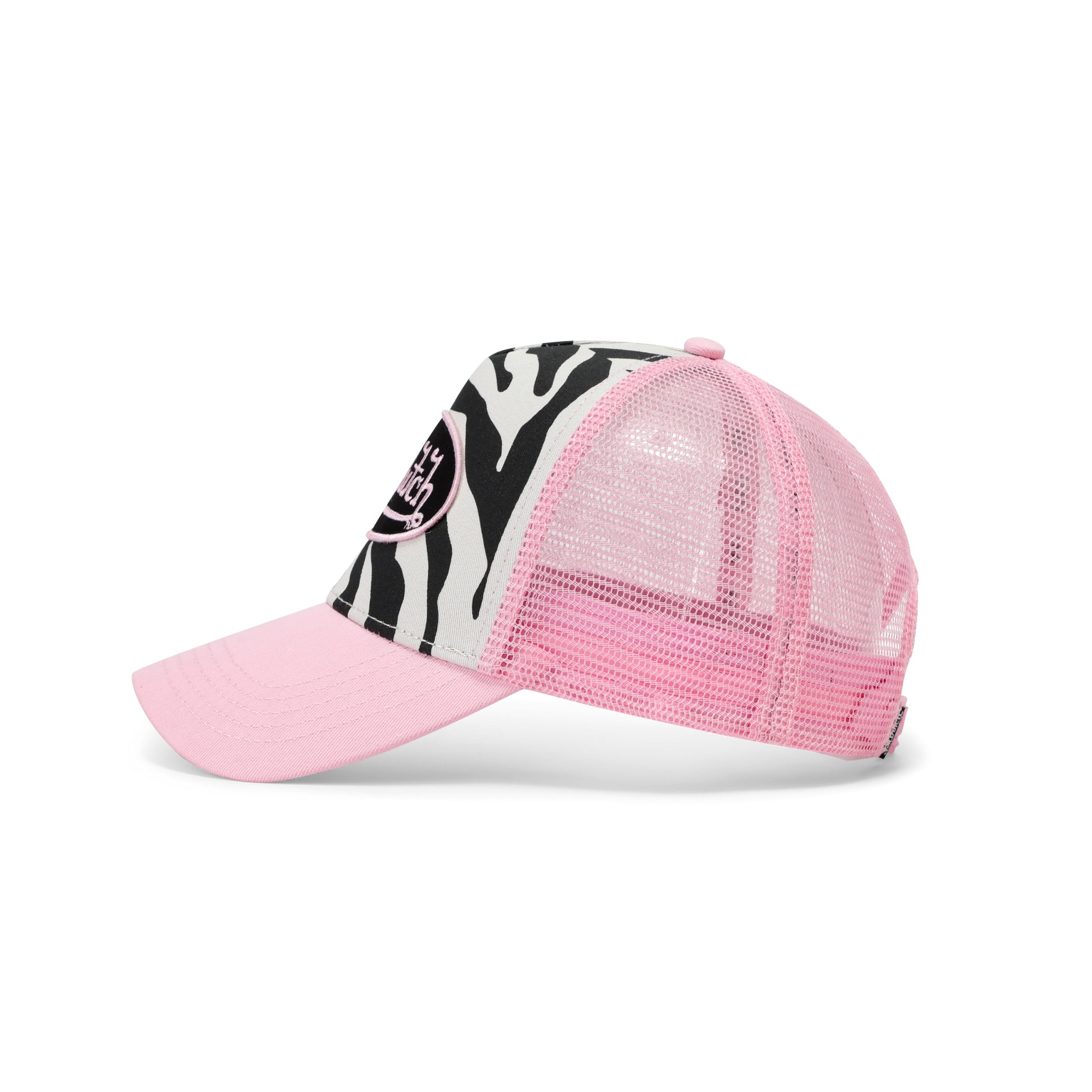 Zebra Trucker Hat - Pink - Image 4