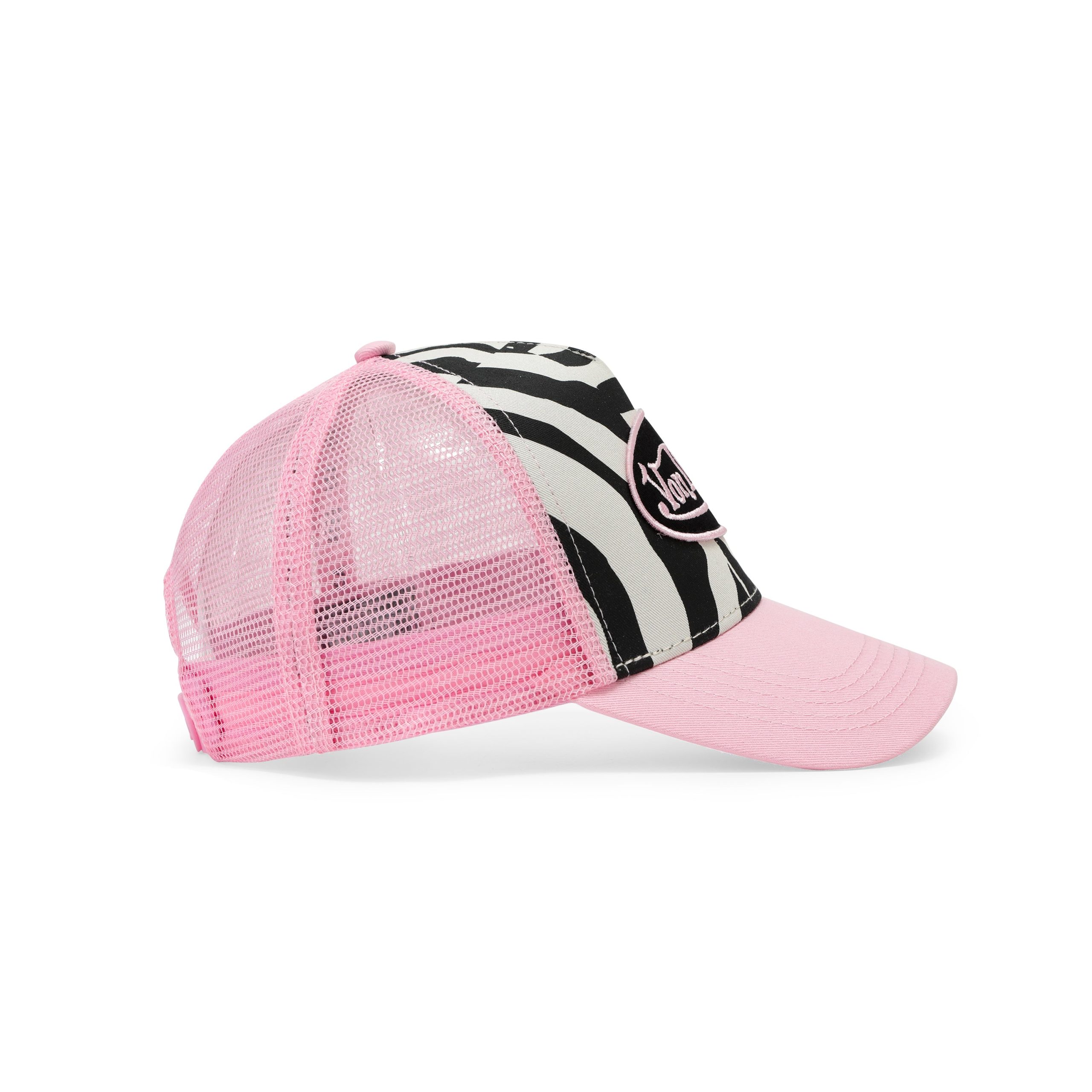 Zebra Trucker Hat - Pink - Image 6