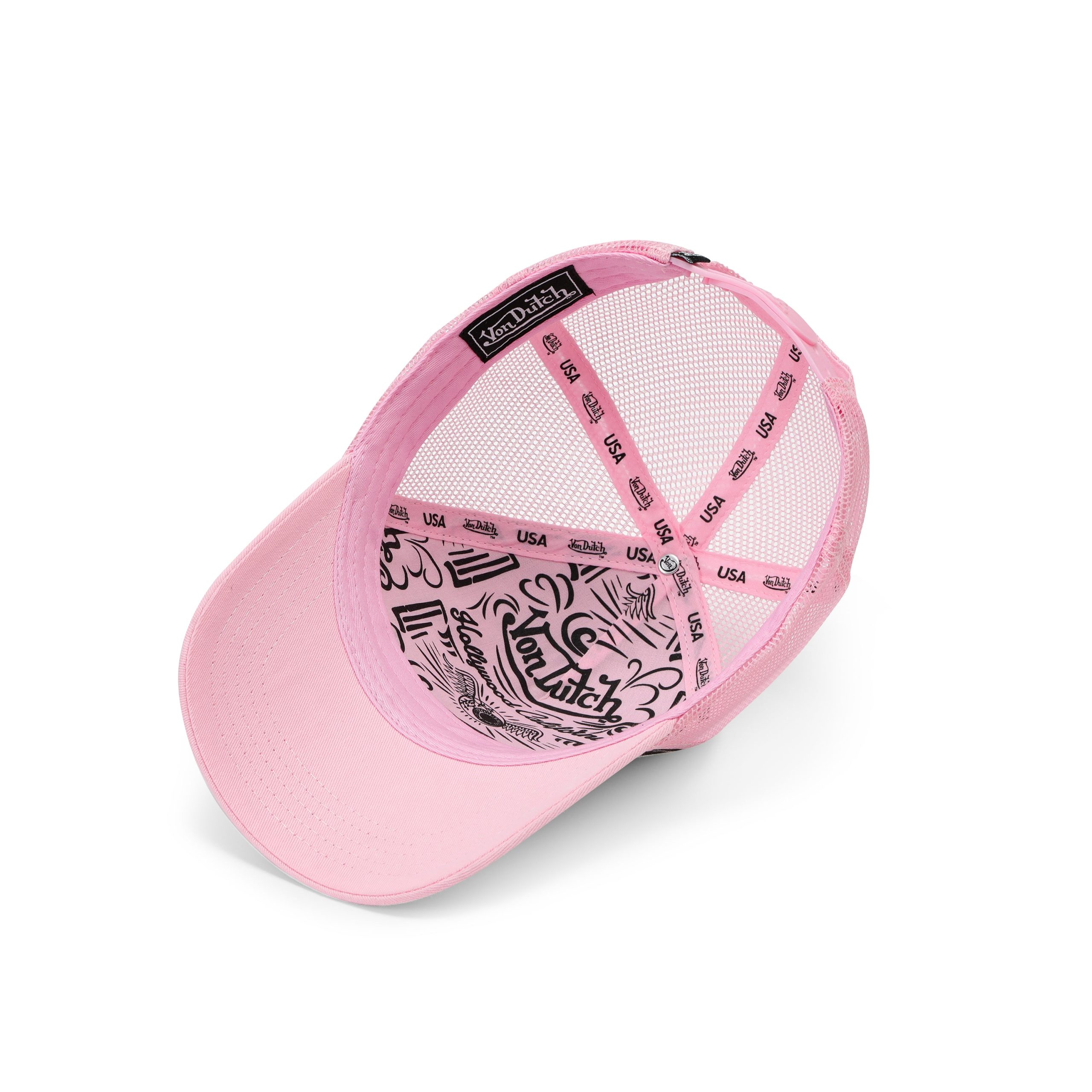 Zebra Trucker Hat - Pink - Image 8
