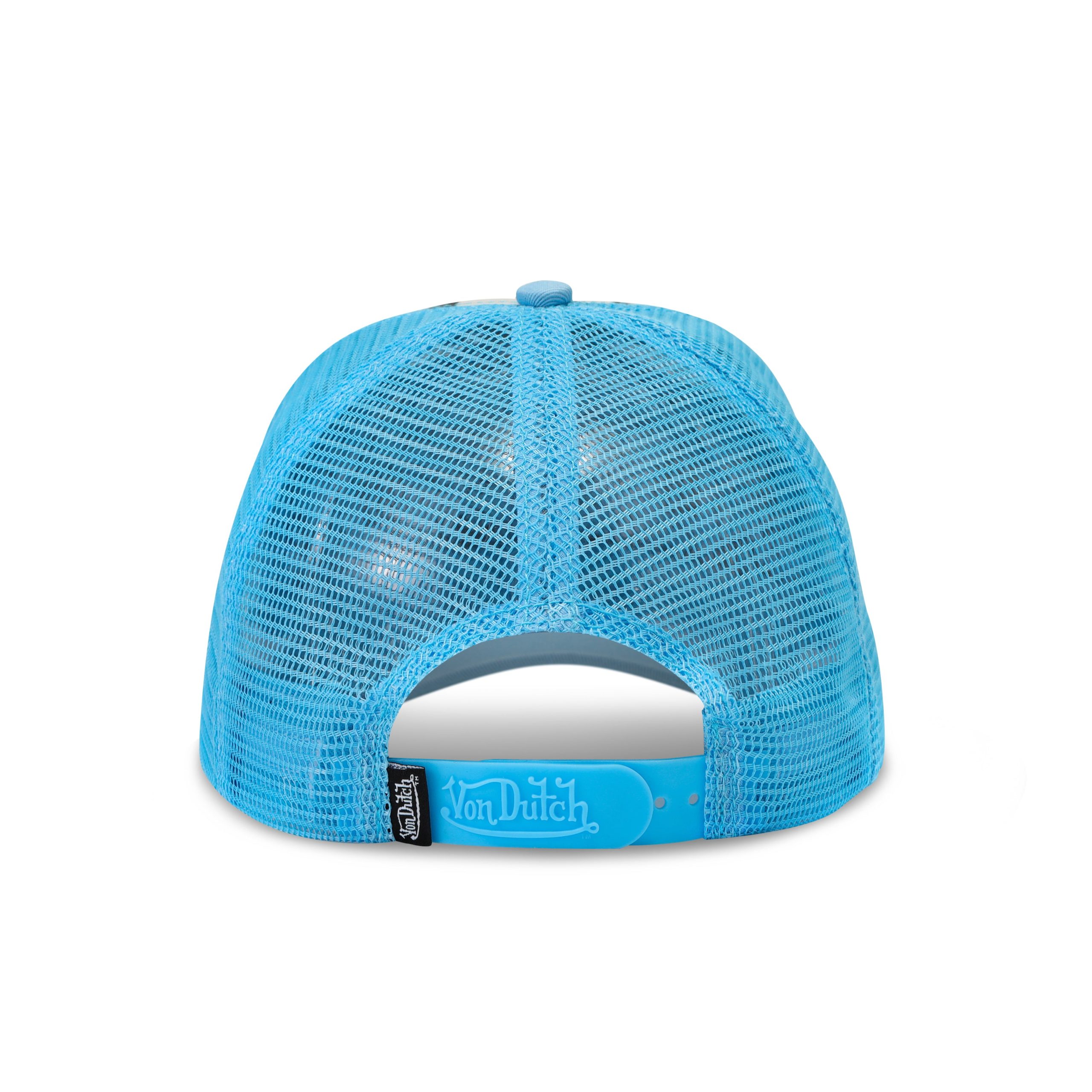 Zebra Trucker Hat - Blue - Image 5