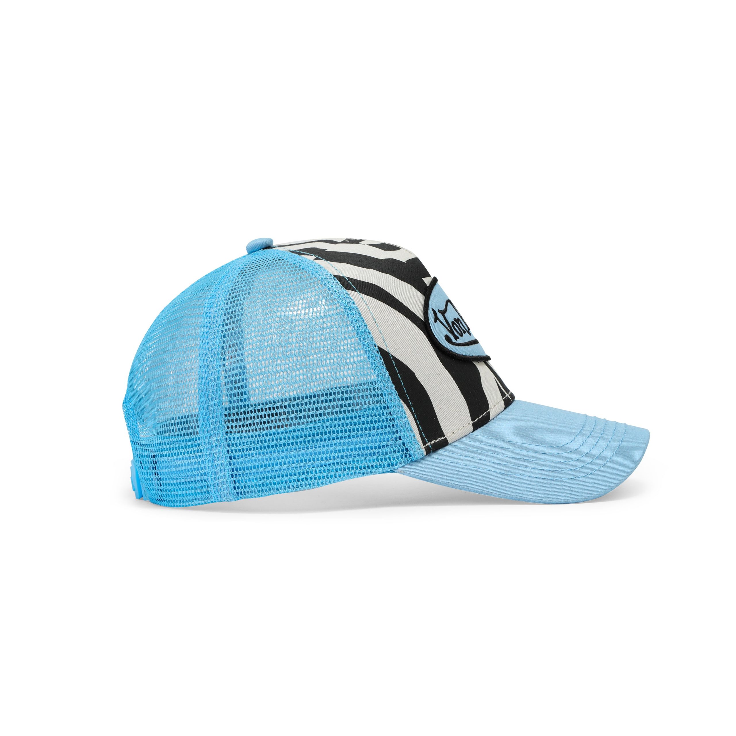 Zebra Trucker Hat - Blue - Image 6