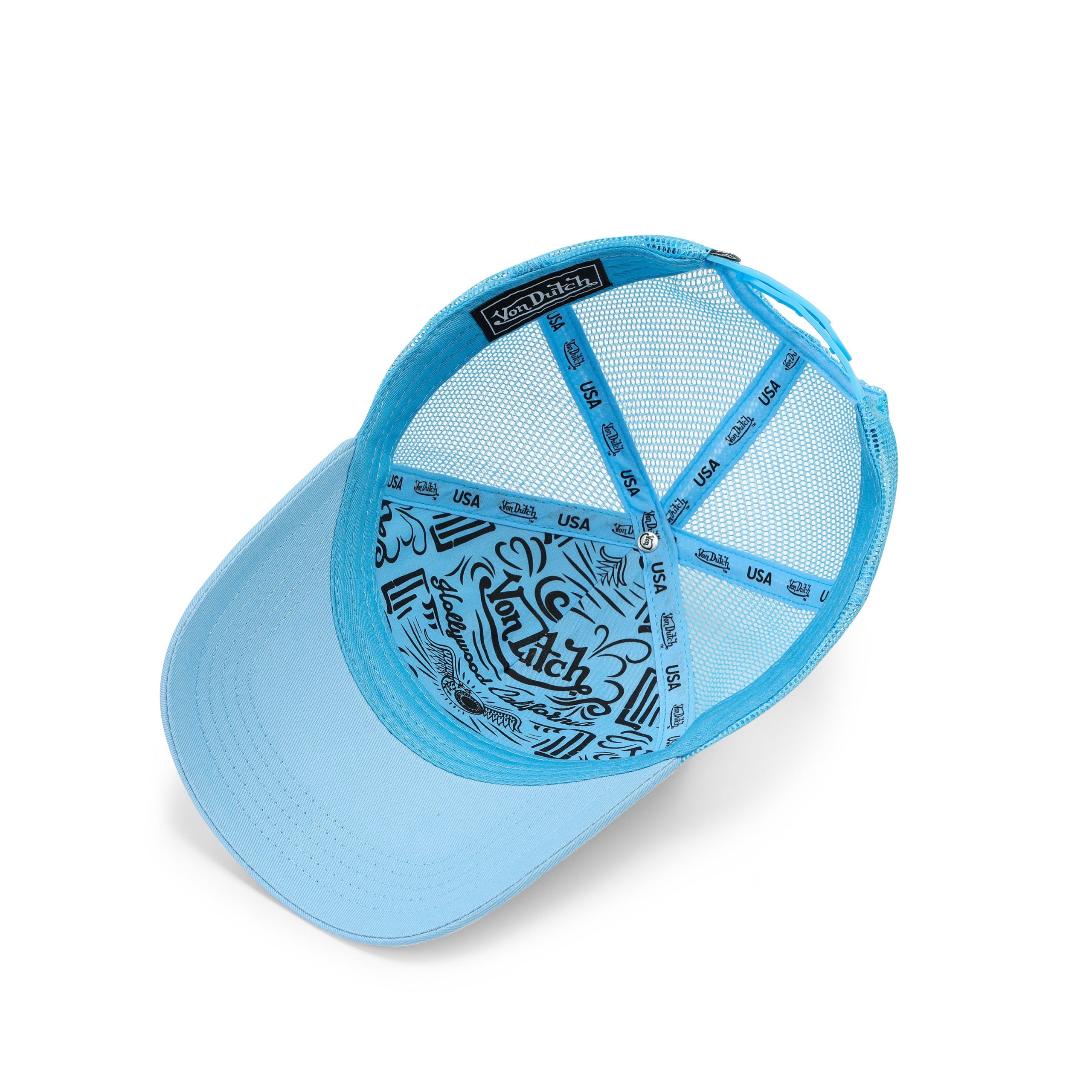 Zebra Trucker Hat - Blue - Image 8