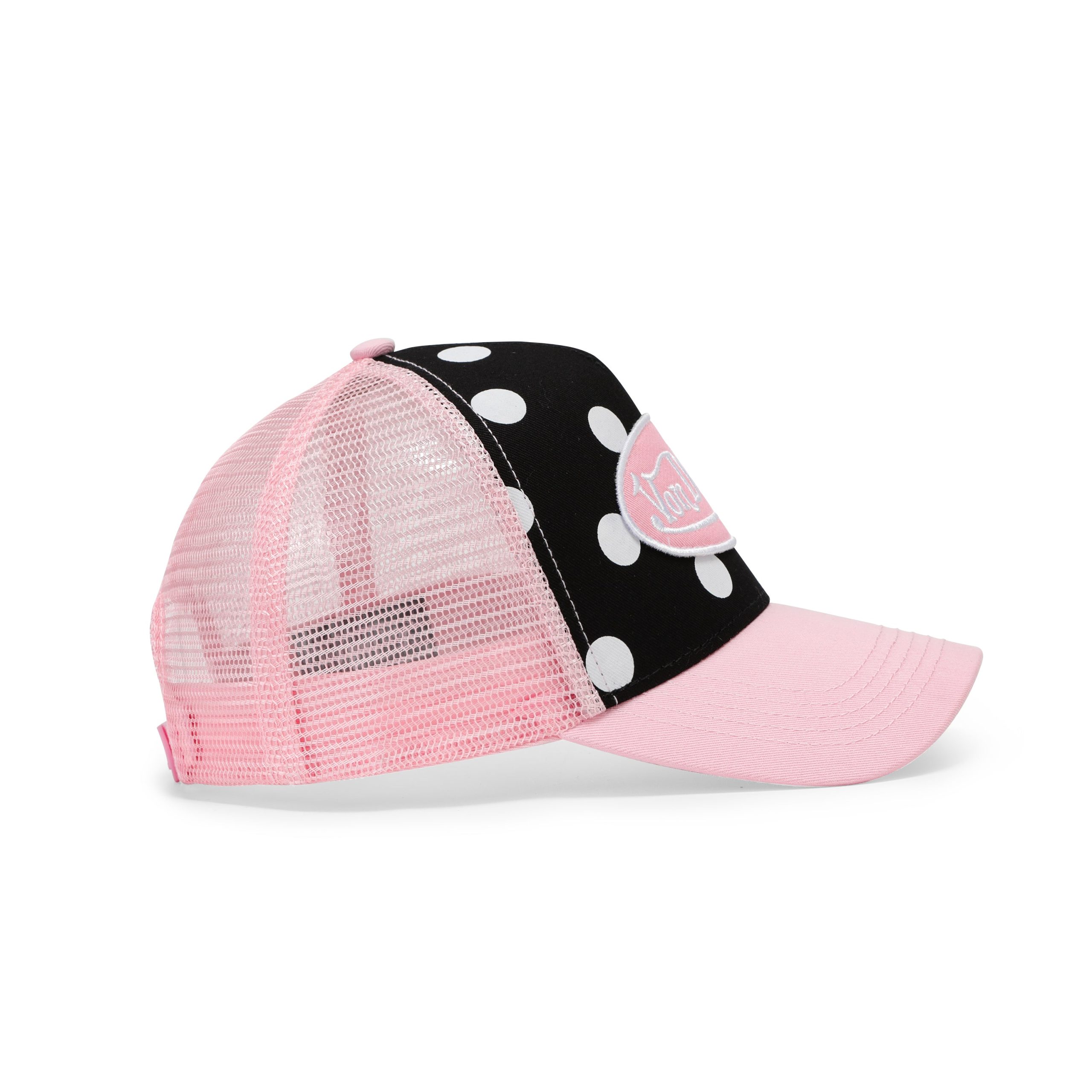 Polka Dot Trucker Hat - Pink - Image 6
