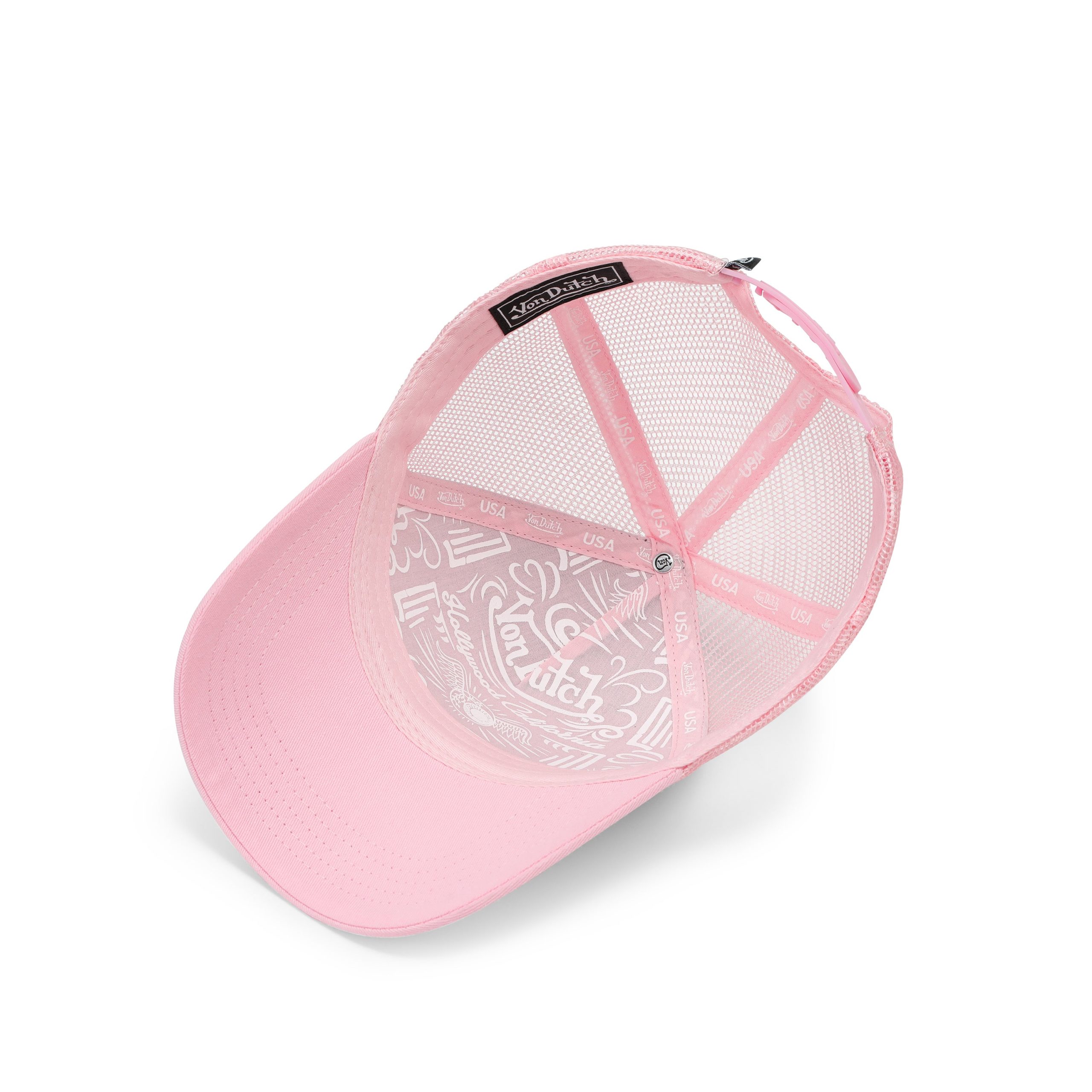 Polka Dot Trucker Hat - Pink - Image 8