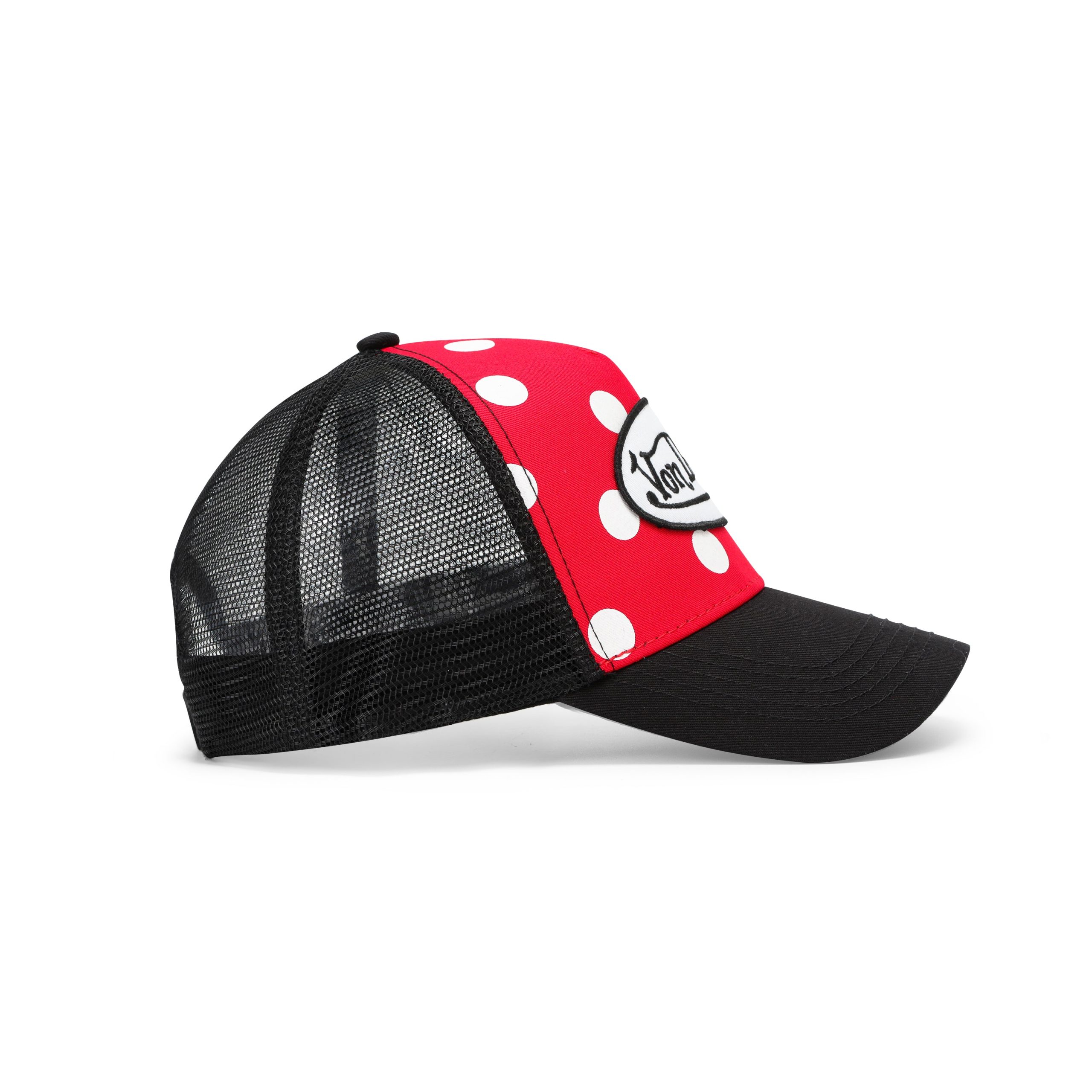 Polka Dot Trucker Hat - Cherry - Image 6