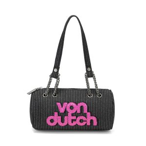 Barrel Bag - Long Barrel Black Pink