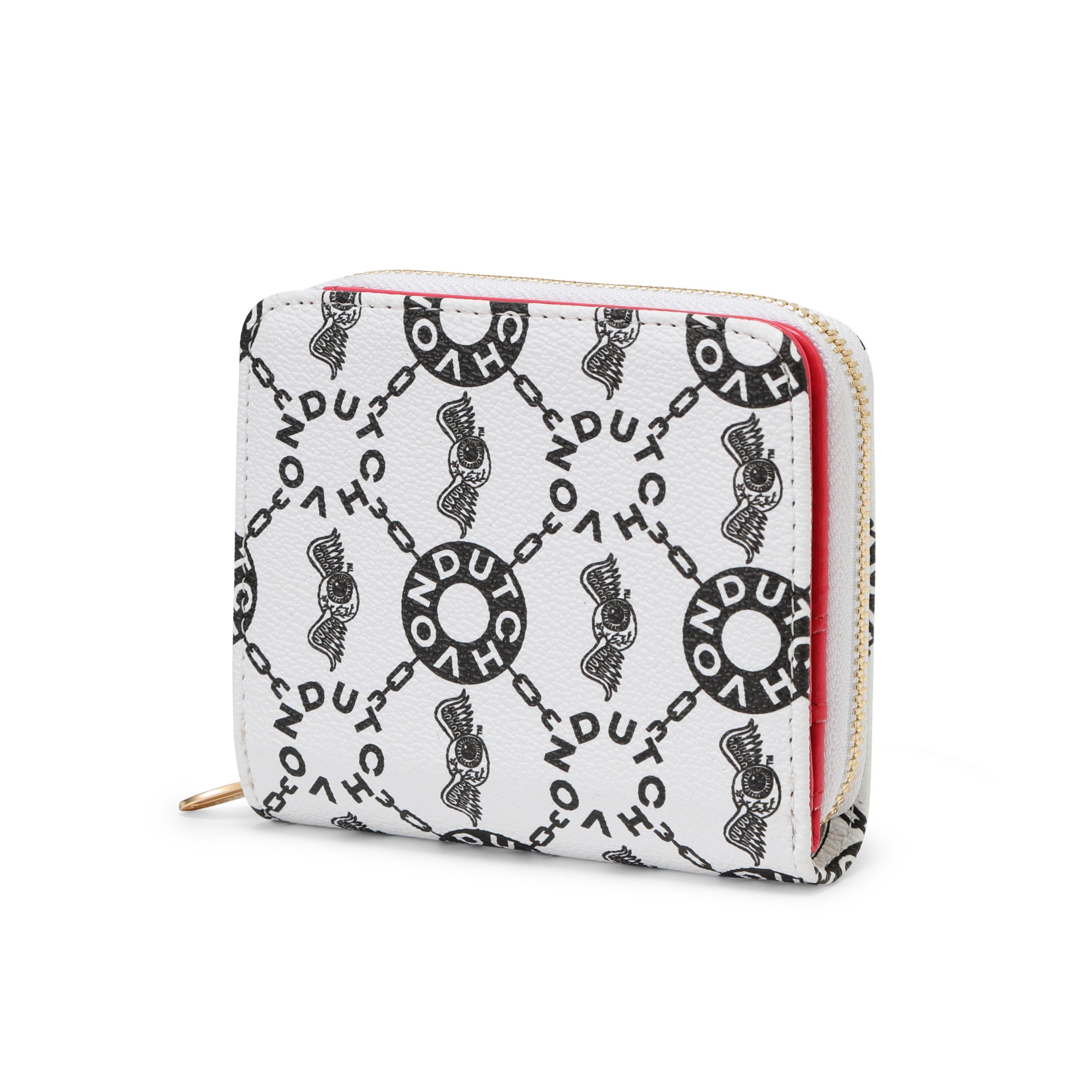 Monogram Zip-Up Wallet - Cream - Image 5