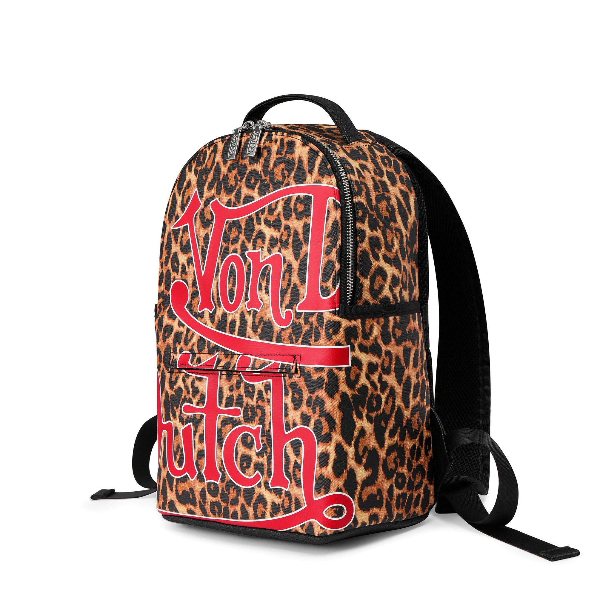 Small Sized Leopard Print Backpack - Image 3