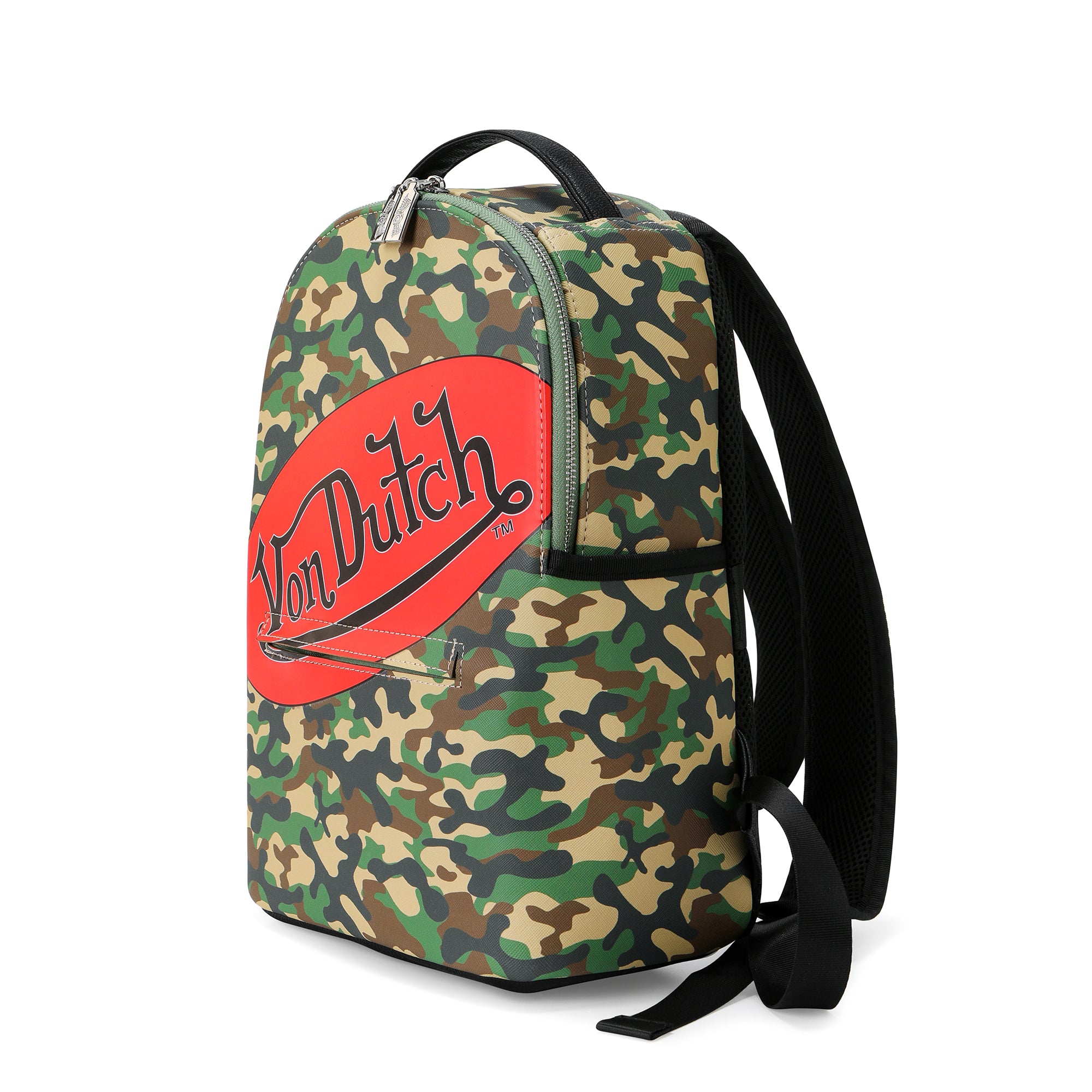 Small Sized Green Camo Backpack - Image 3