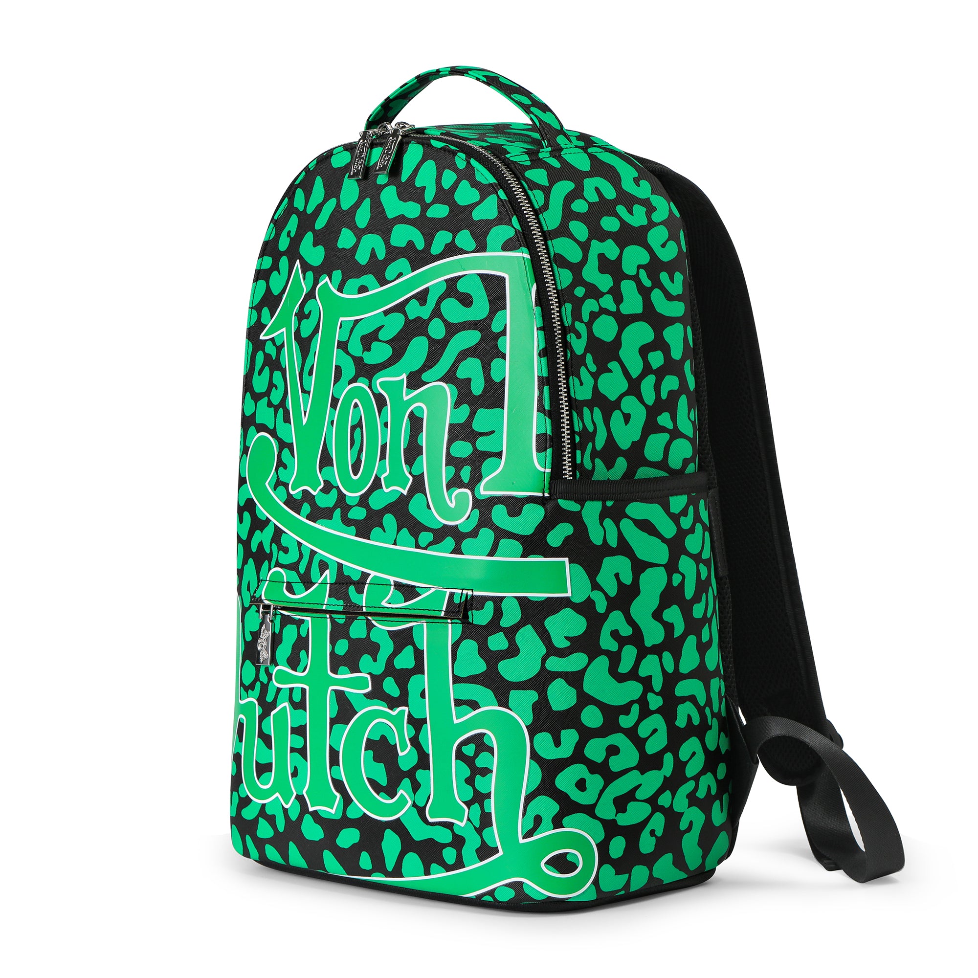 Medium Sized Green Cheetah Backpack - Image 3