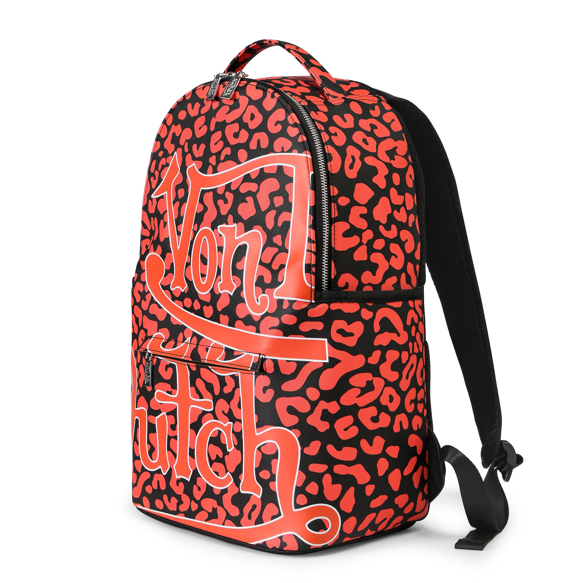 Medium Sized Orange Cheetah Backpack - Image 3