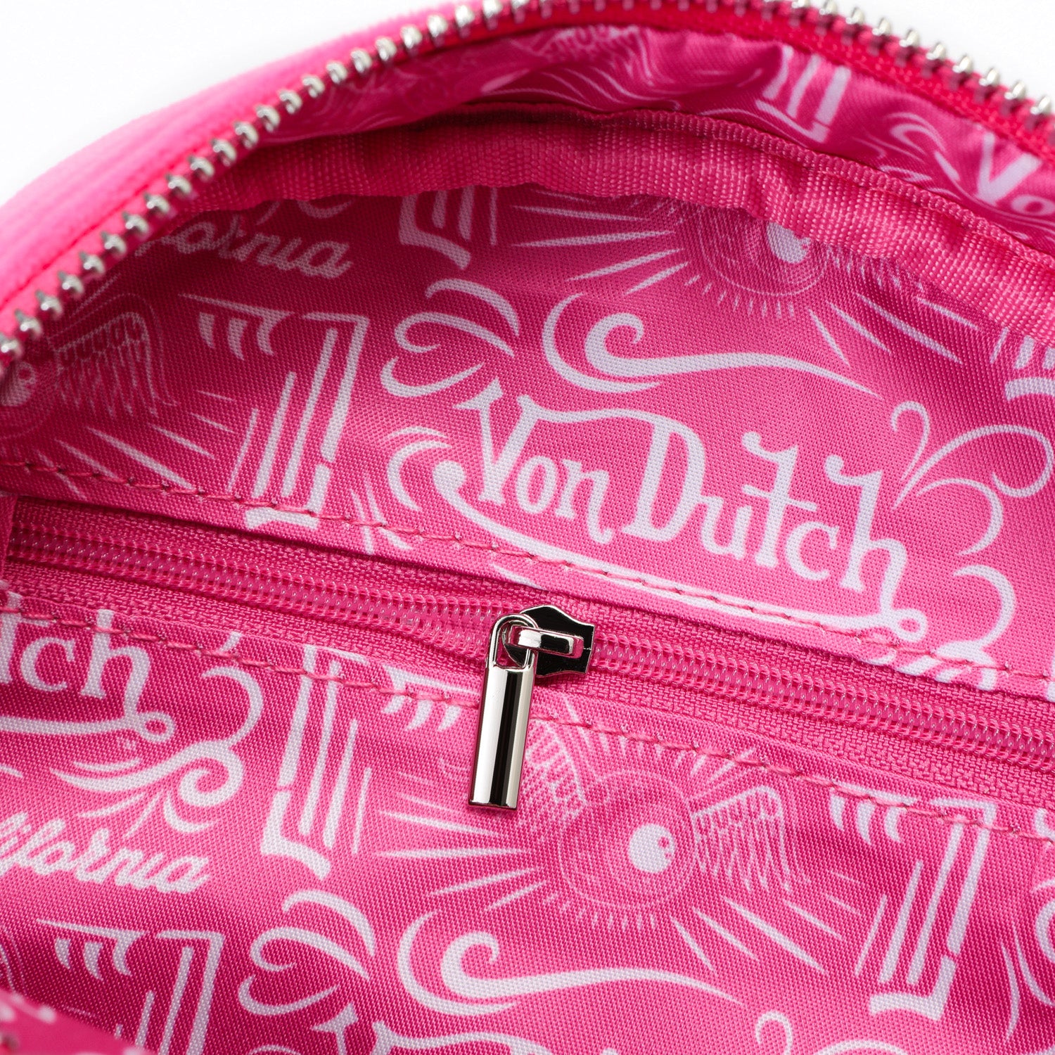 Velour Rhinestone Bowling Bag - Hot Pink - Image 9