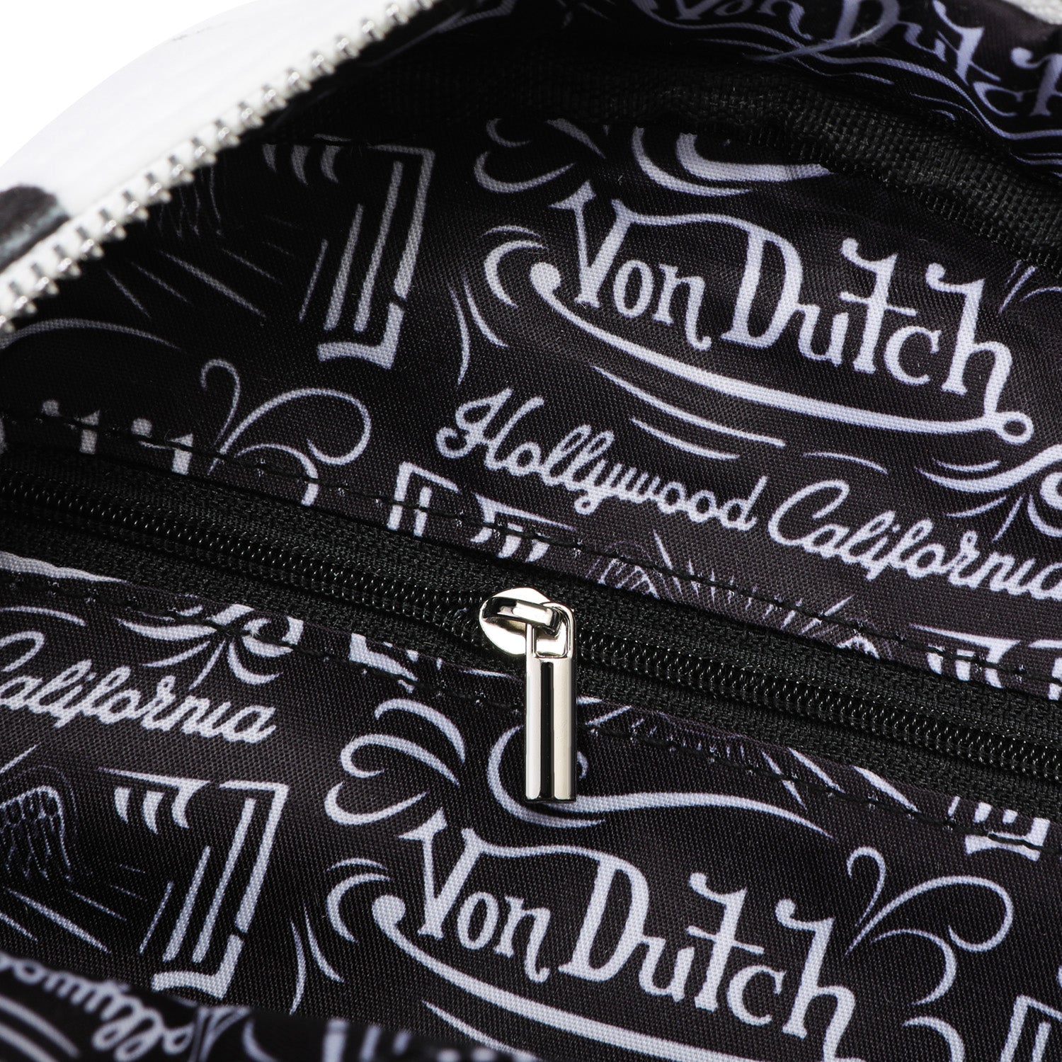 Velour Rhinestone Bowling Bag - Polka Dot - Image 8
