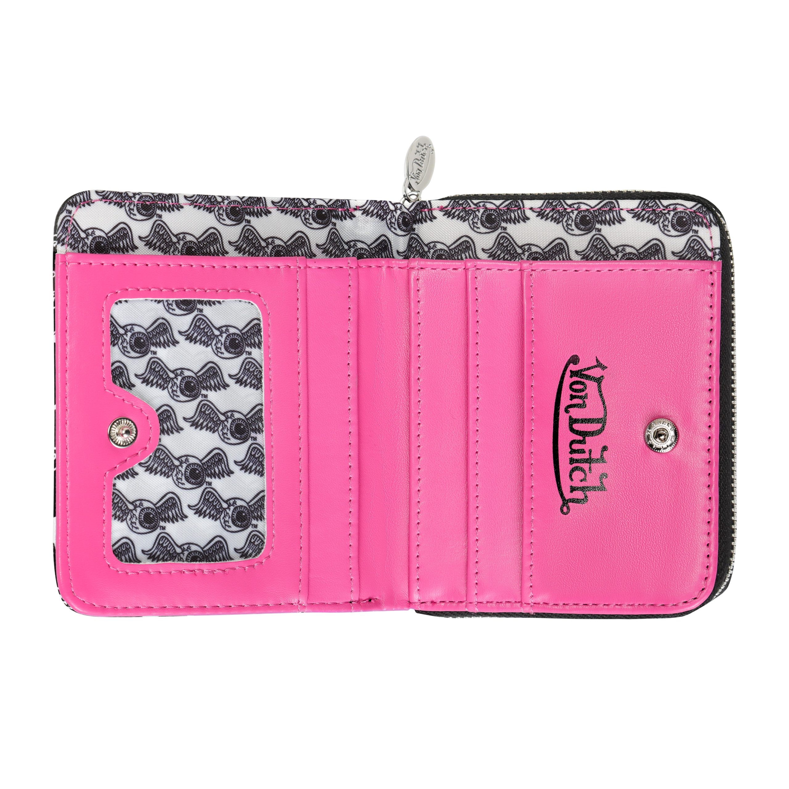 Logo Stamps Zip-Up Wallet - Black - Image 2