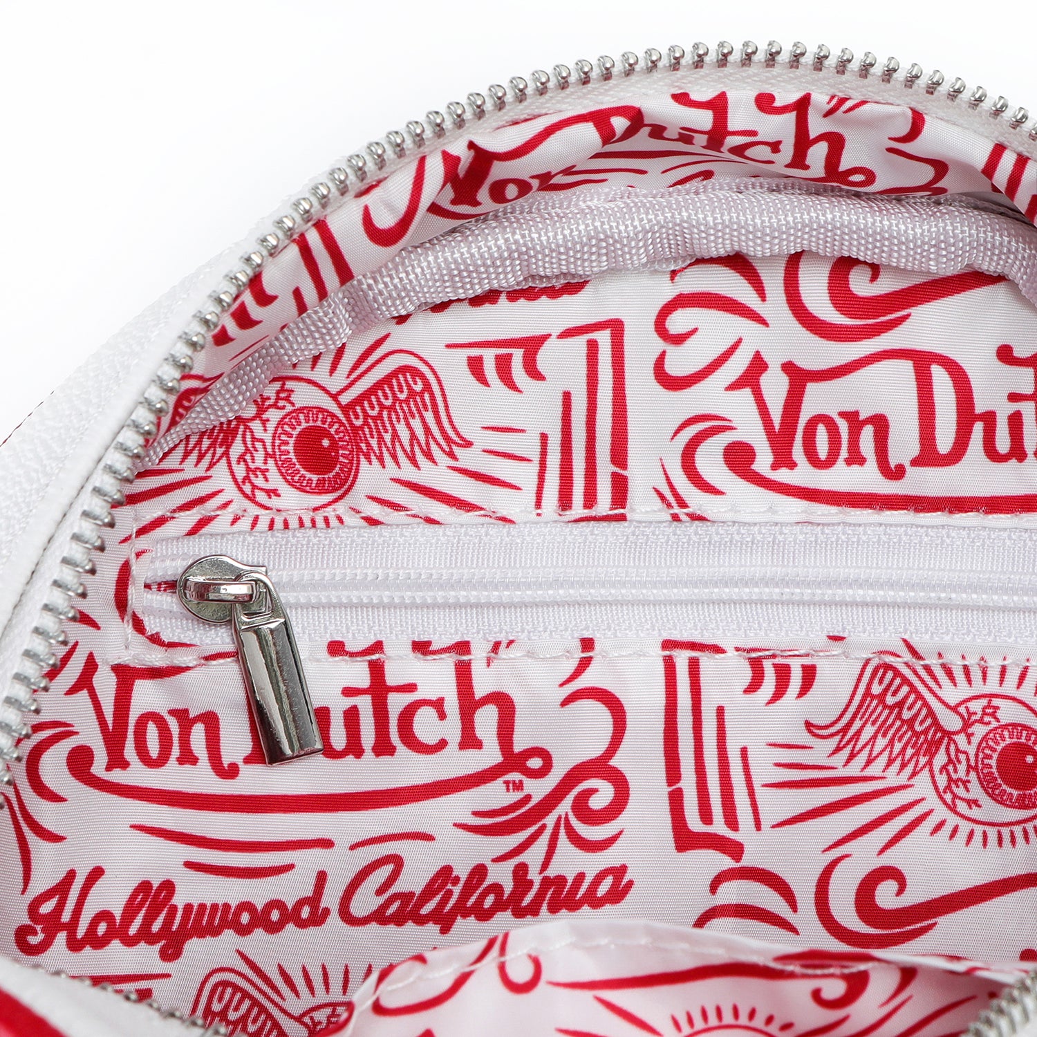 White & Red Two-Tone Bowling Bag - Image 7