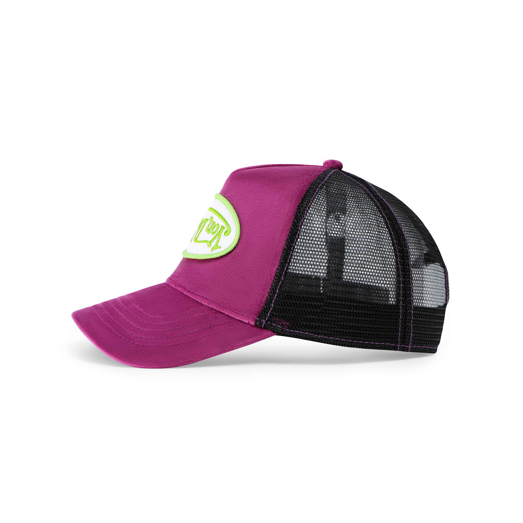 Purple Lime Velvet Crush Trucker Hat - Image 3